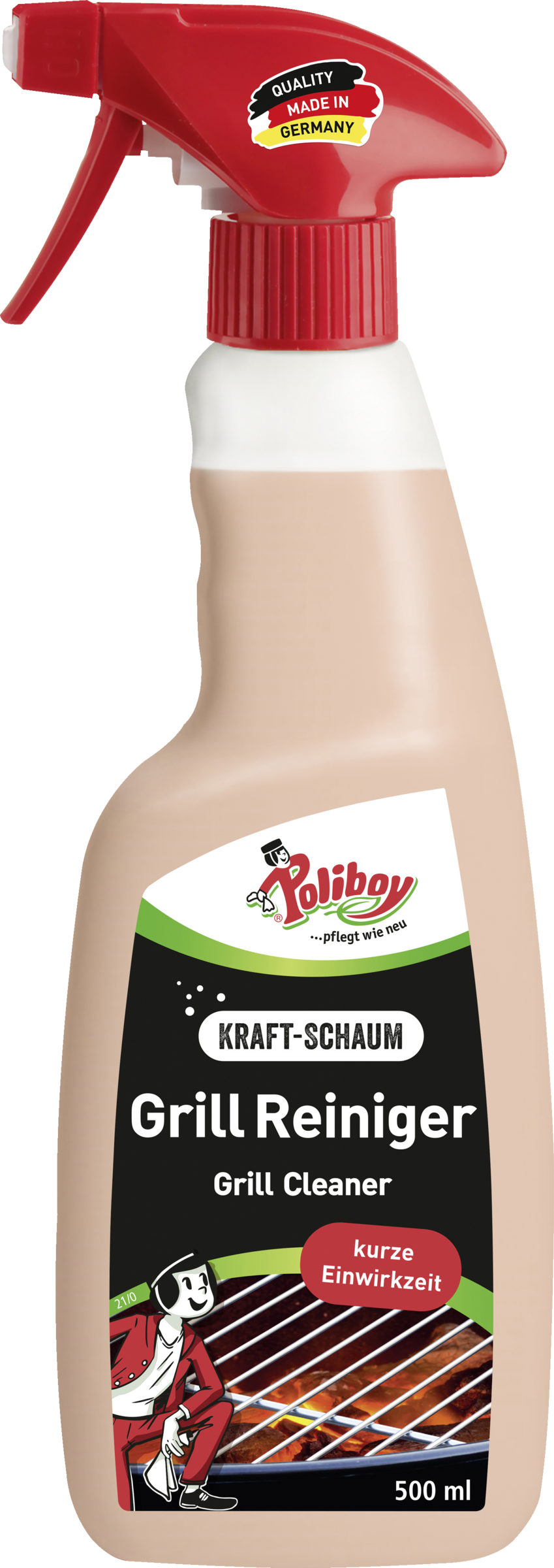 Poliboy Rengøringsmiddel til grill med effektivt skum