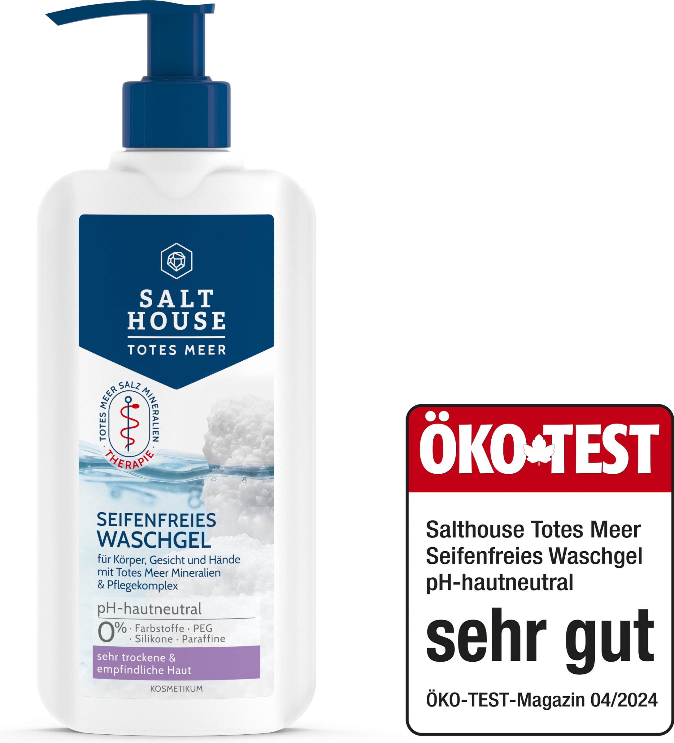 Salthouse Sæbefri vaskegel Det Døde Hav