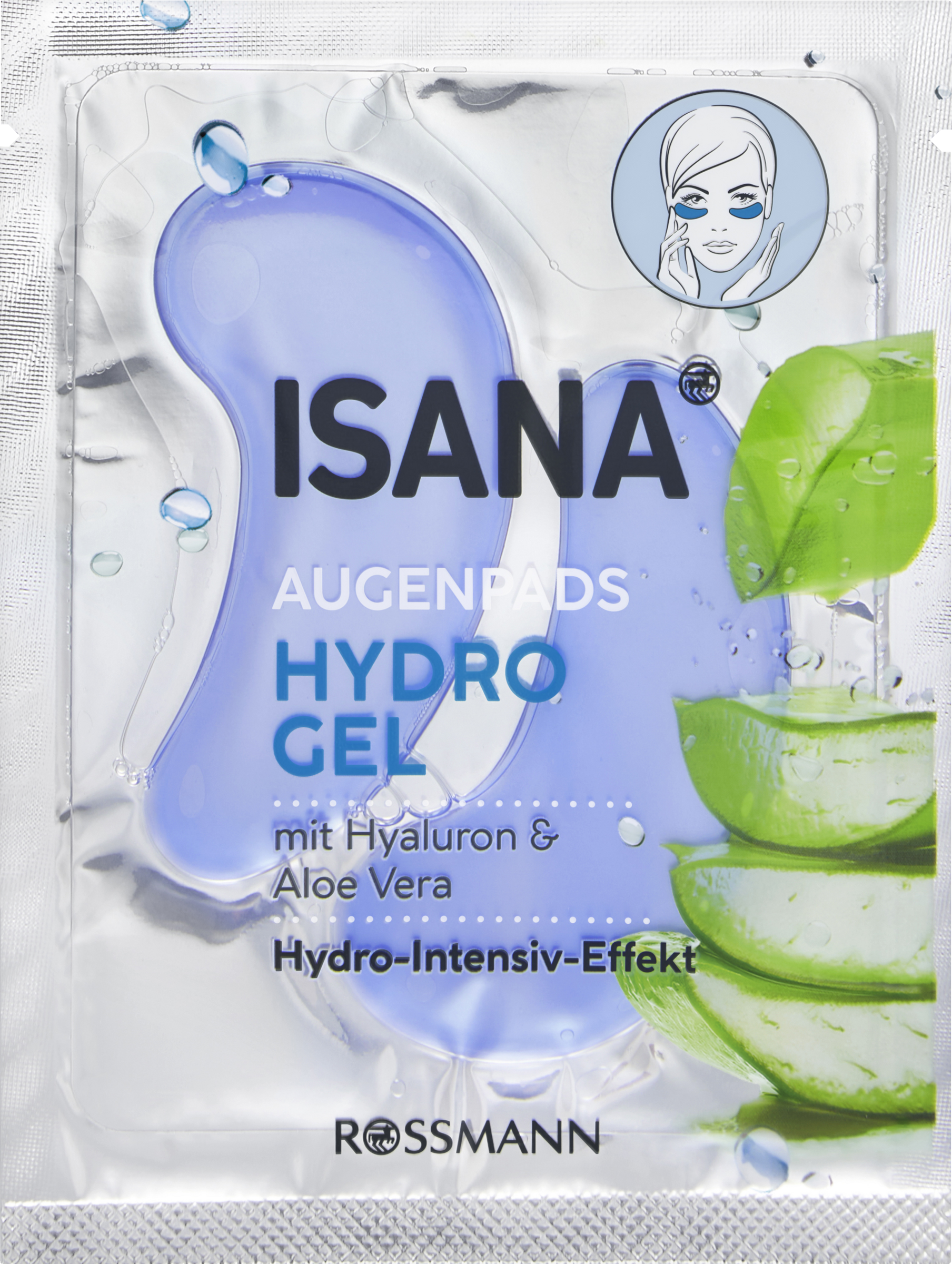ISANA Hydrogel øjenpuder