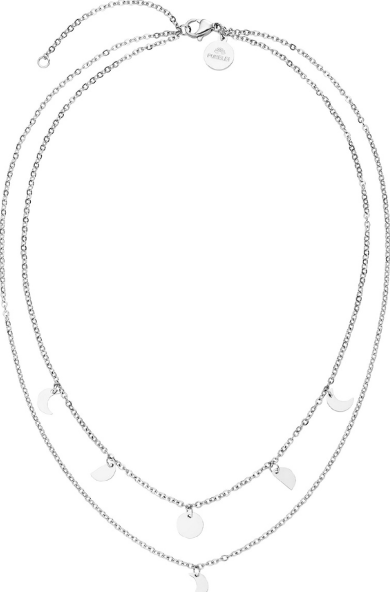 PURELEI Luna halskæde sølv