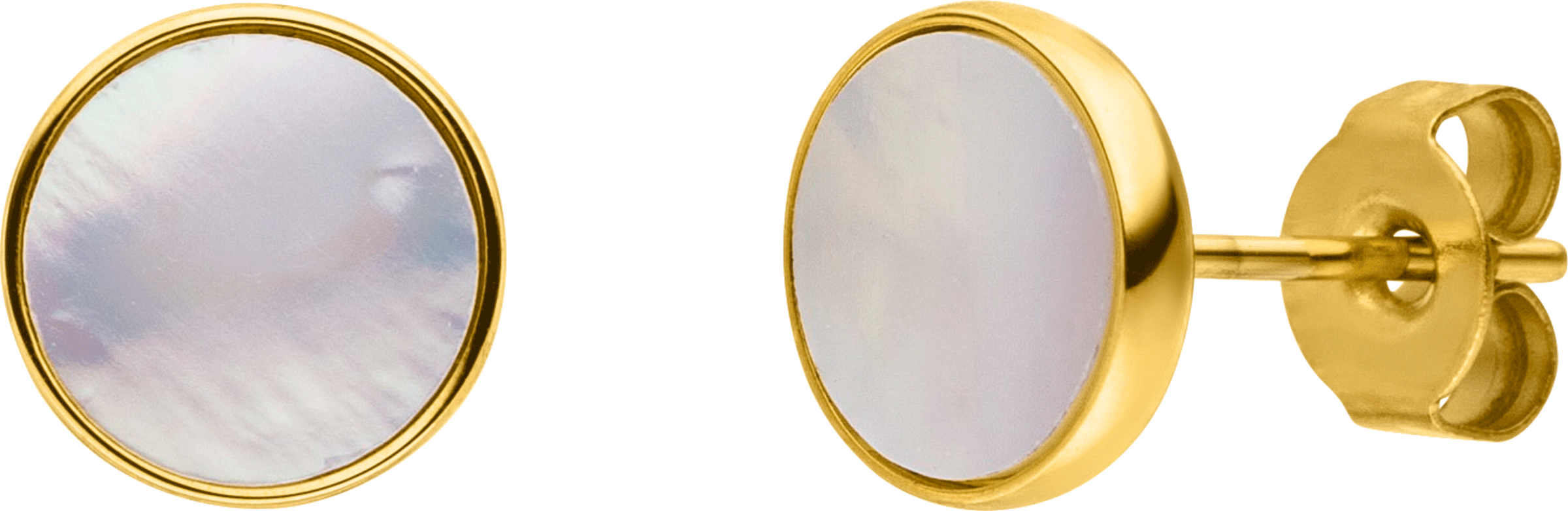 PURELEI White Gloss øreringe guld