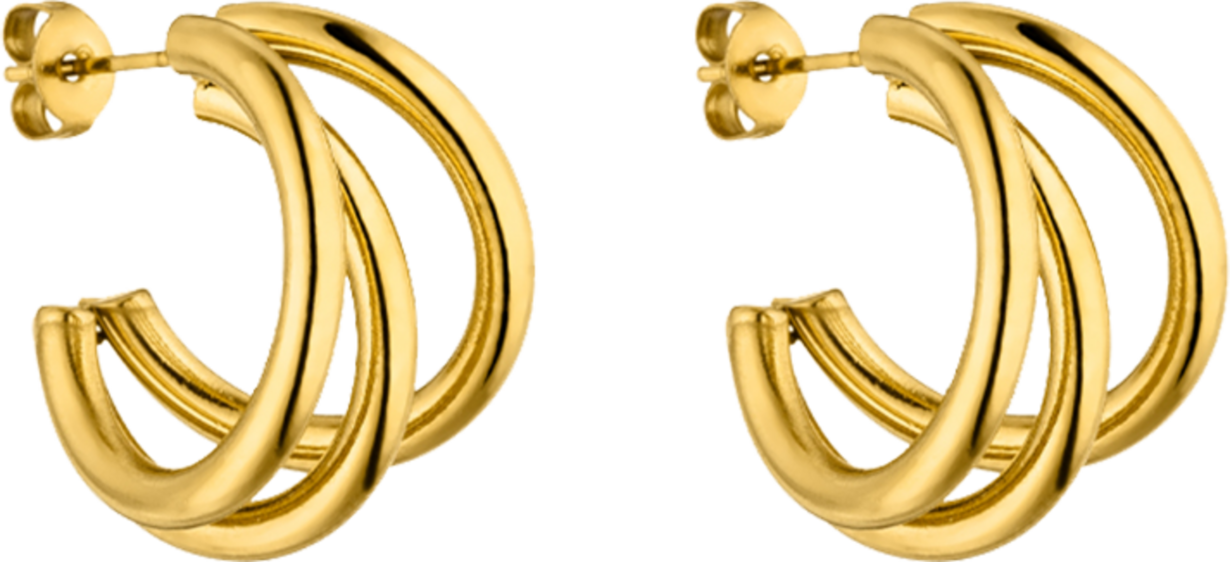 PURELEI Eono øreringe guld