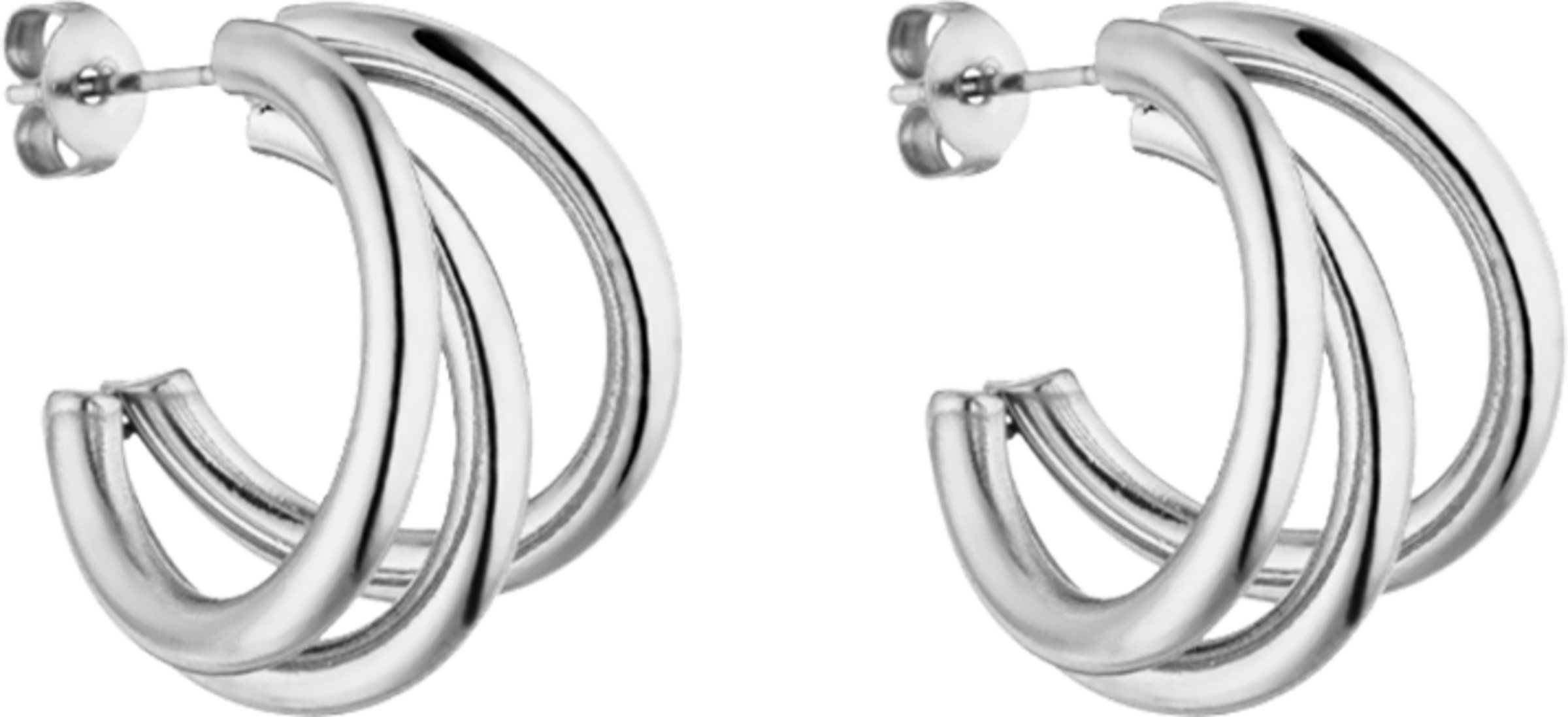 PURELEI Eono øreringe sølv