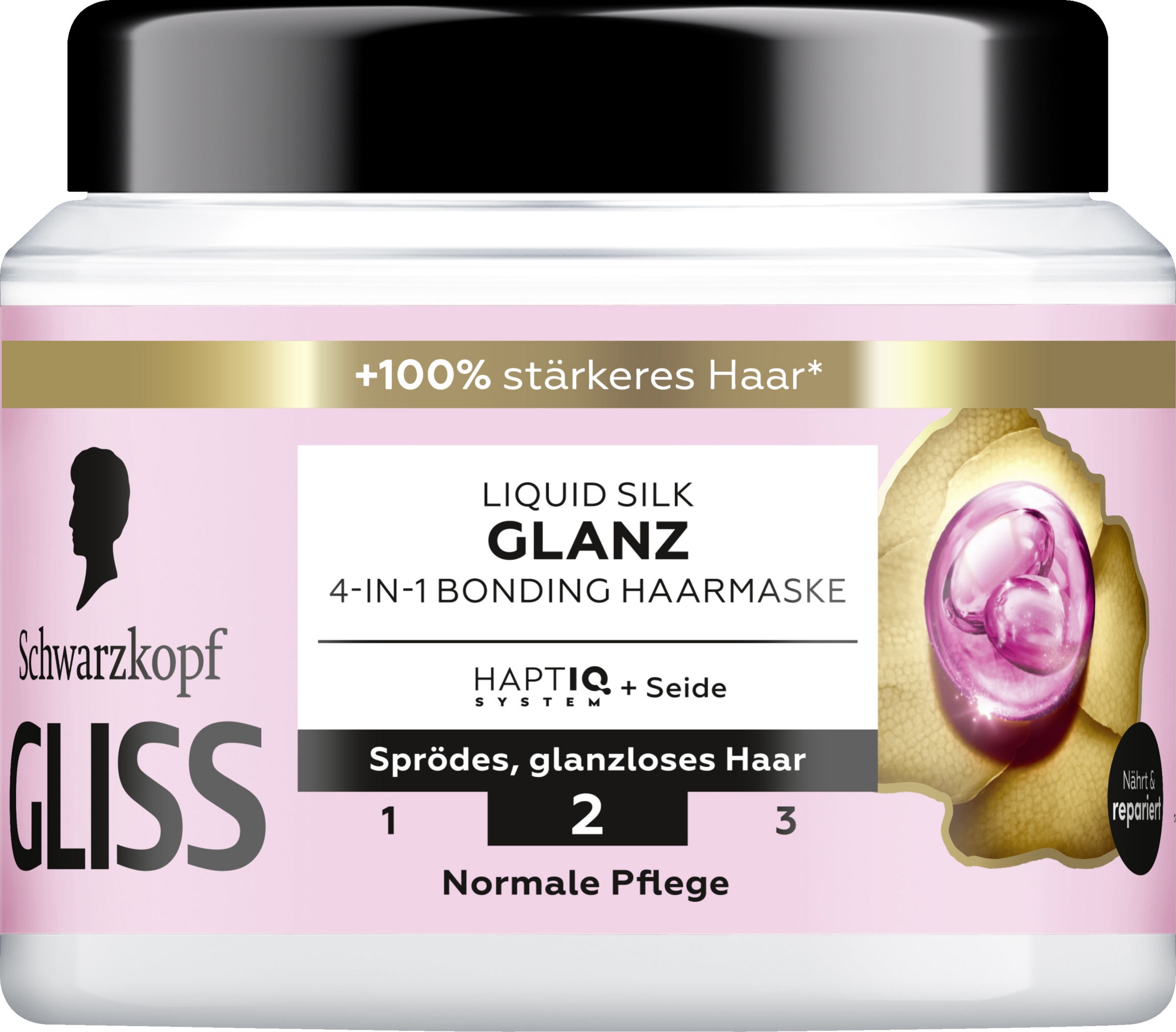 Gliss Liquid Silk 4-in-1 Bonding hårmaske for mere glans