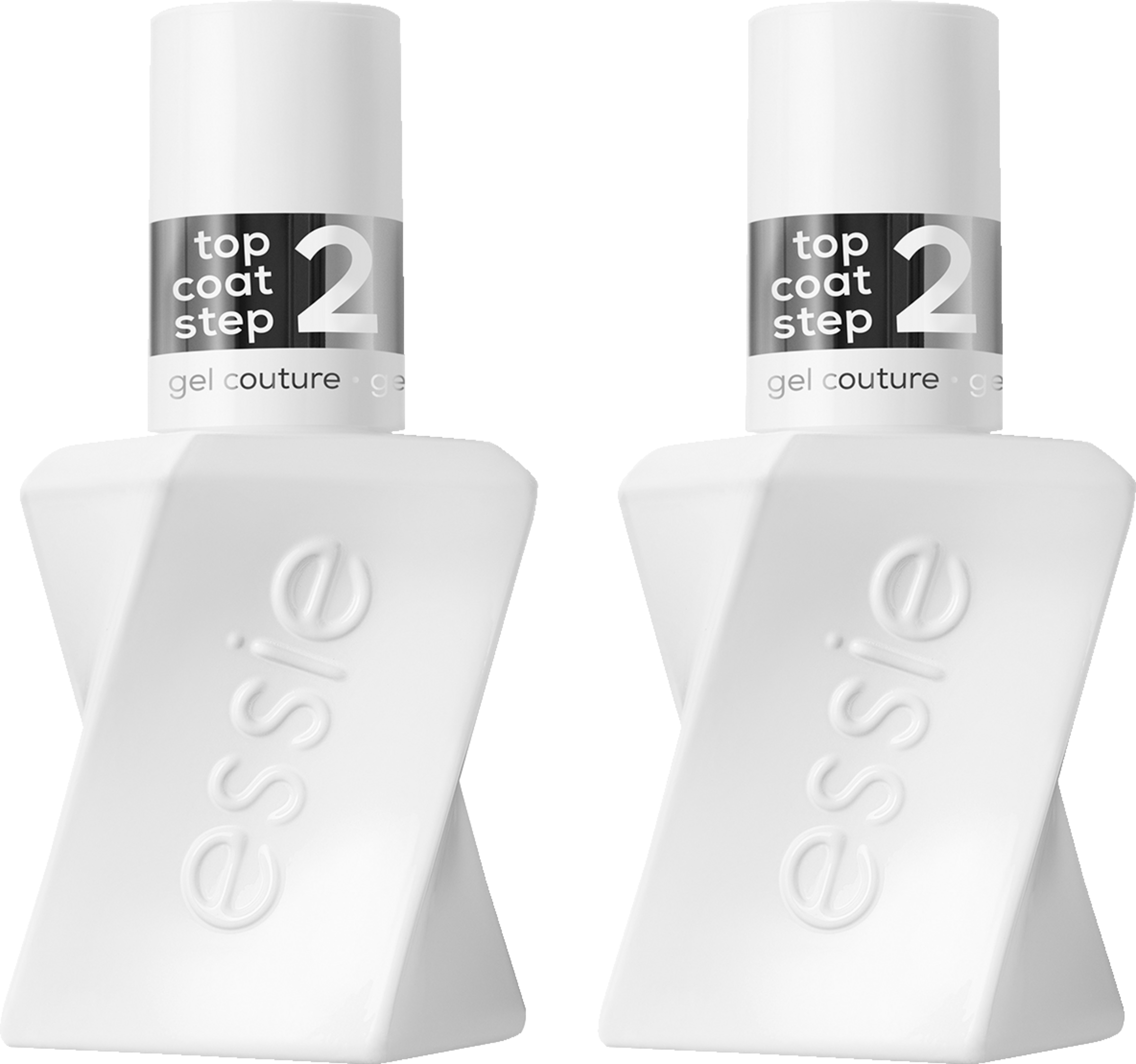 essie Gel couture top coat neglelak i dobbeltpakke