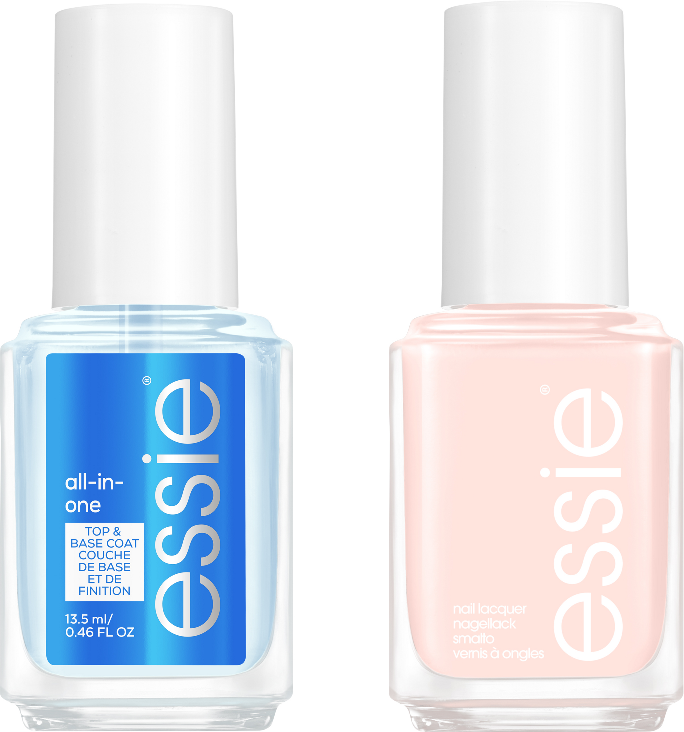 essie Nr. 6 ballet slippers & all-in-one top/base coat neglelaksæt