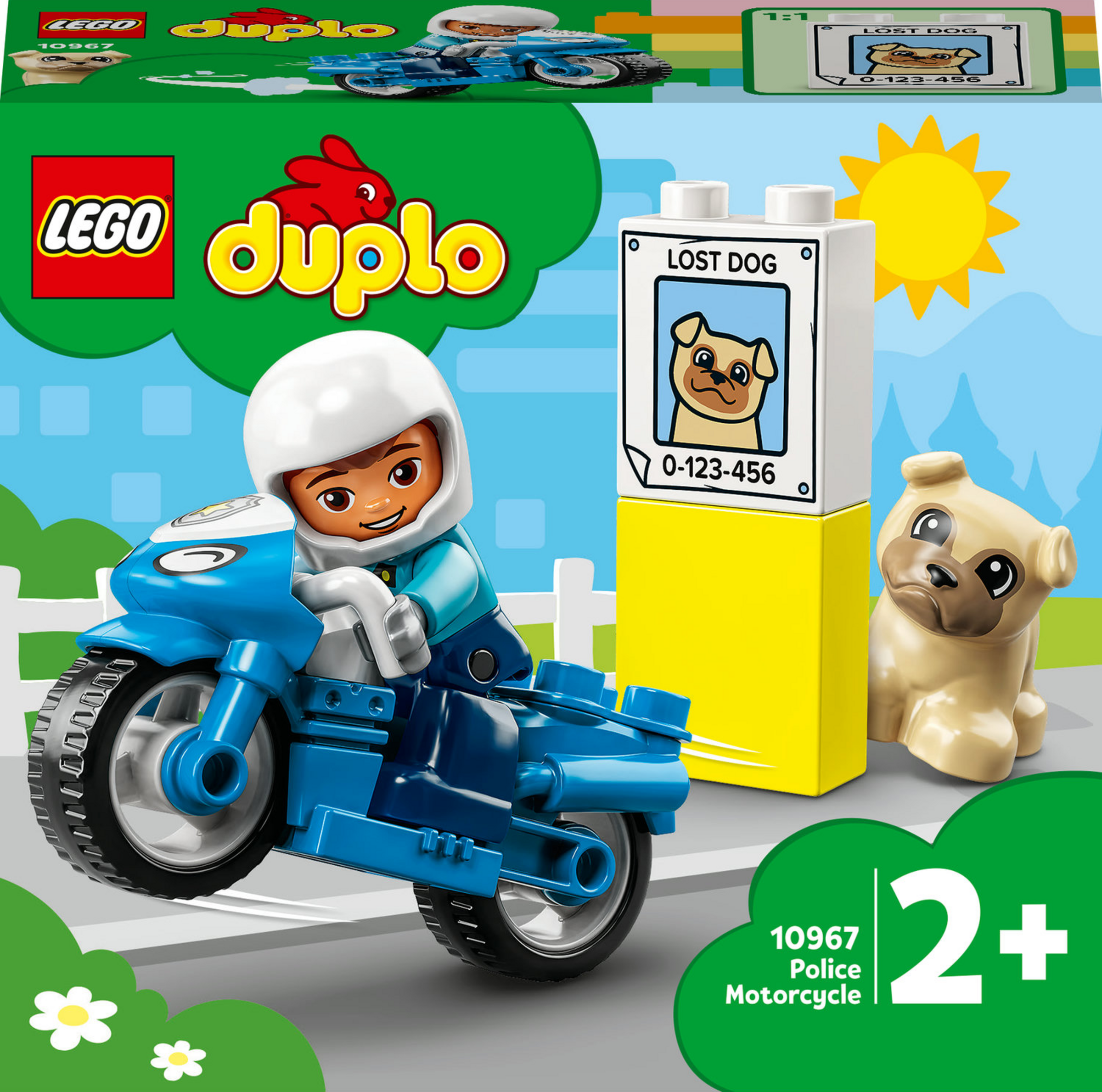 LEGO duplo 10967 politimotorcykel