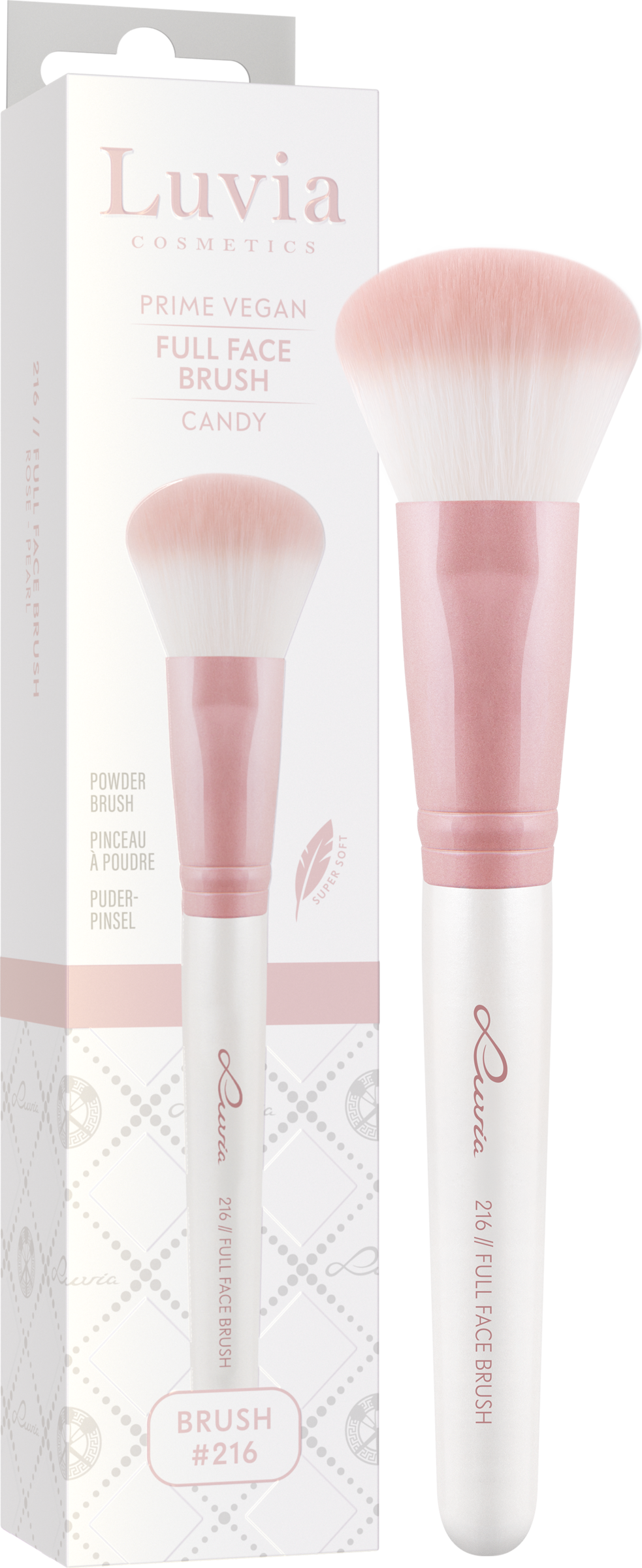 Luvia Cosmetics 216 Full Face Brush - Candy