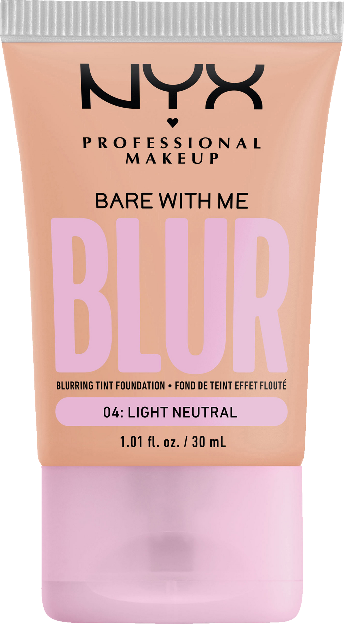 NYX Professional MakeUp Bare With Me Blur Tint Foundation 04 Neutral