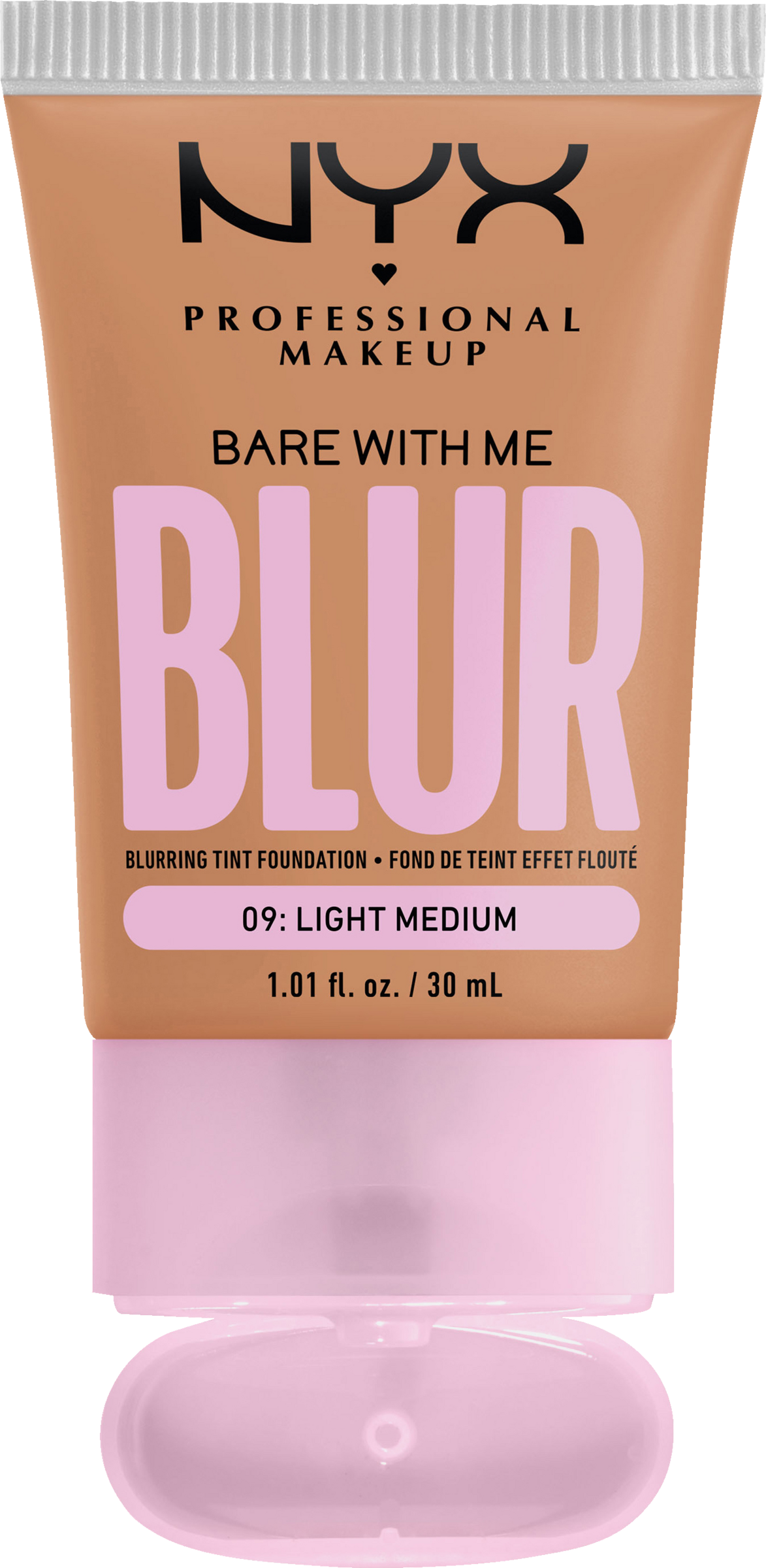 NYX Professional MakeUp Bare With Me Blur Tint Foundation 09 Light Medium