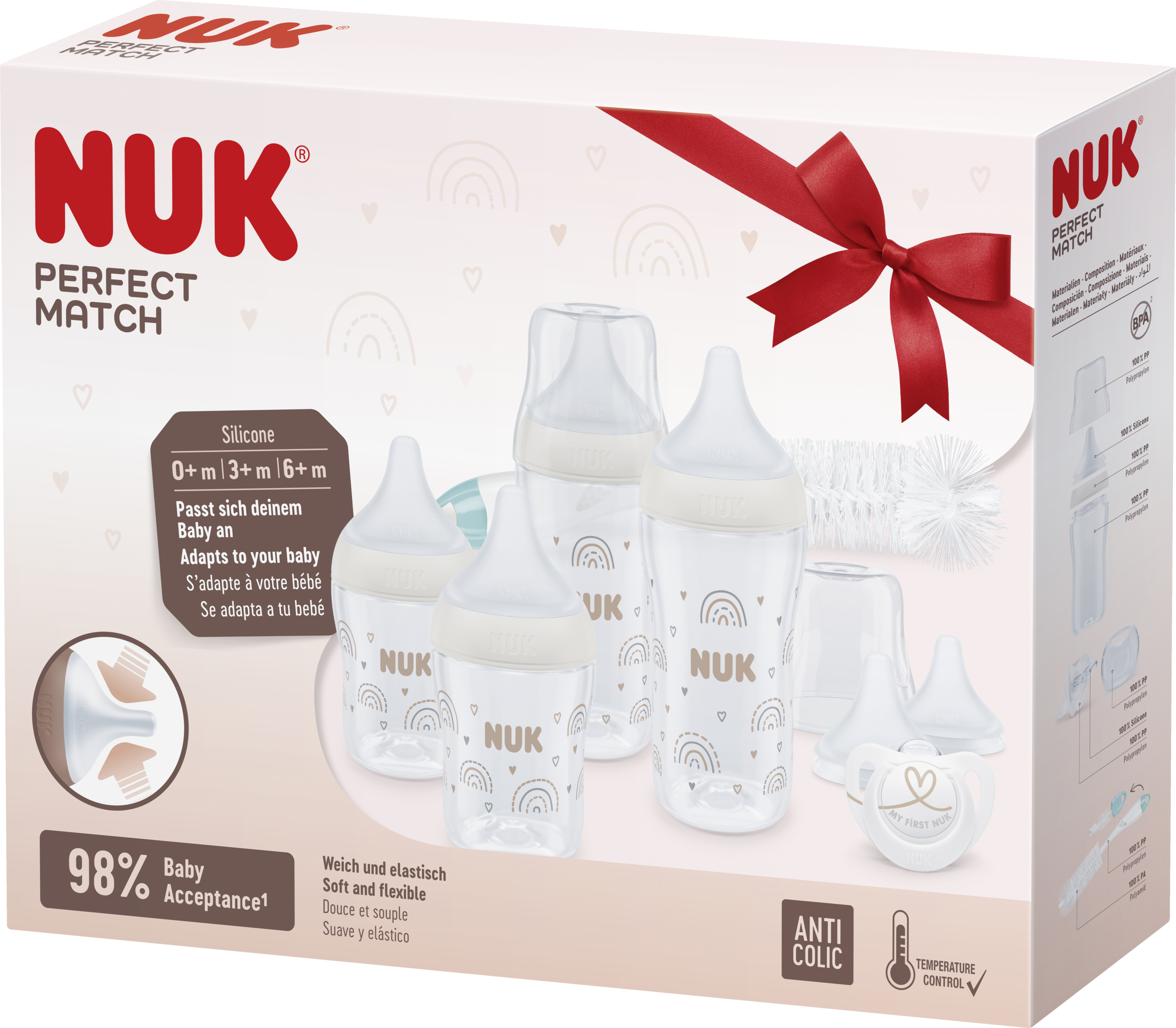 NUK Perfect Match Temperature Control Starter Set