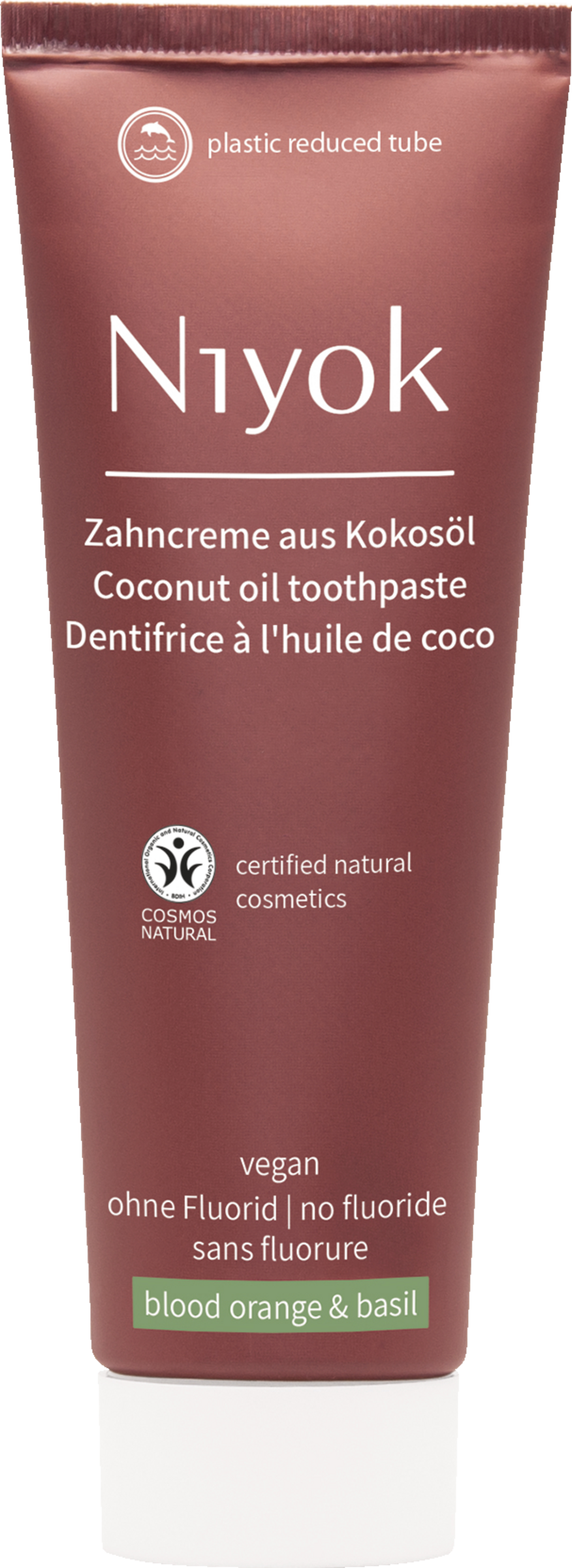 Niyok Tandpasta med blodappelsin og basilikum