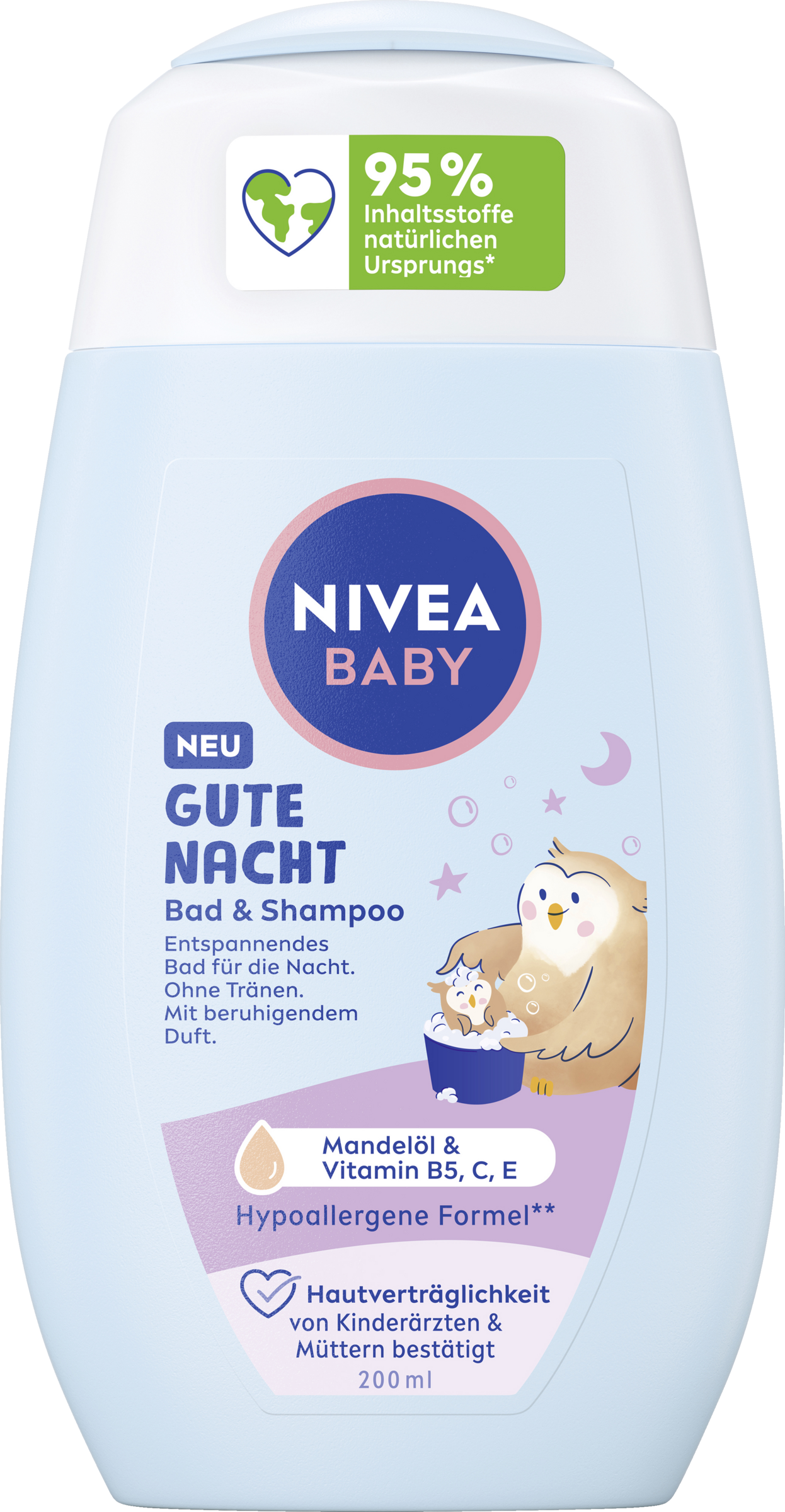 NIVEA BABY Bad og shampoo godnat