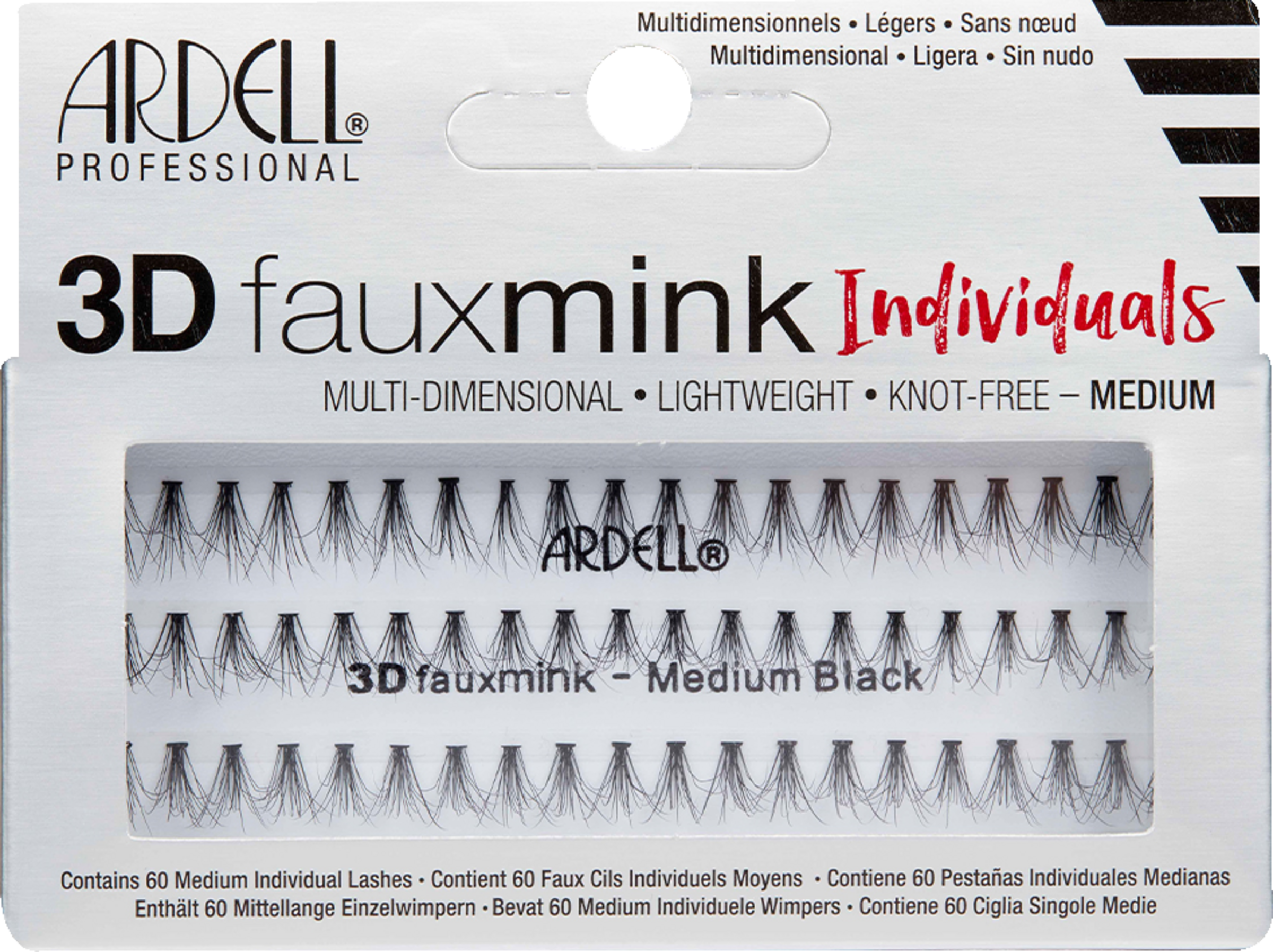 ARDELL 3D Faux Mink Individuals Medium enkeltvipper