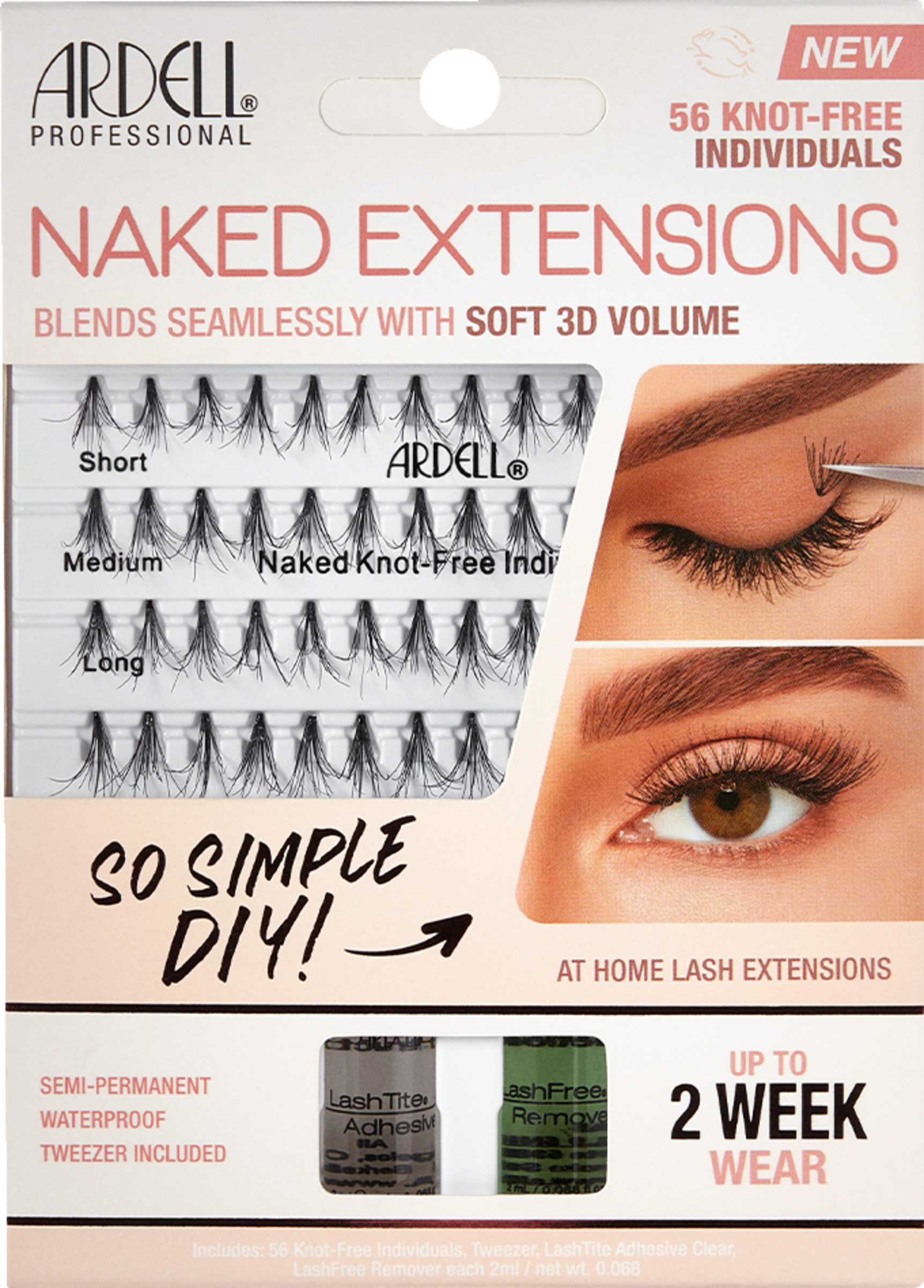 ARDELL Naked Extensions Kit enkeltvipper