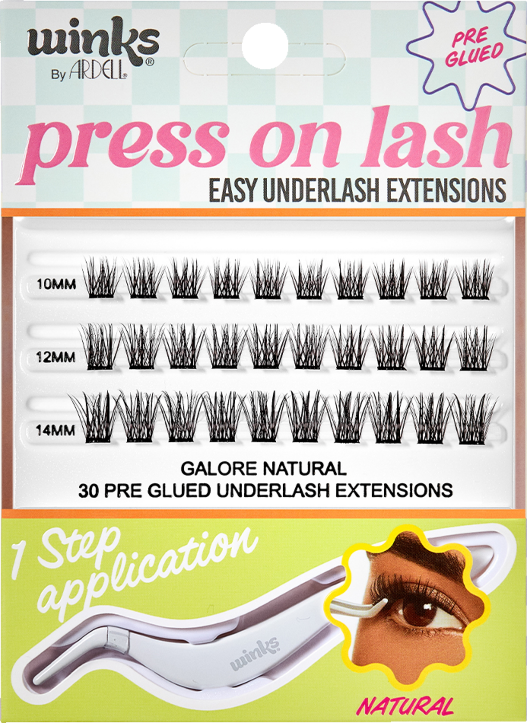 ARDELL Winks Press On Lash Natural underlash extentions vipper