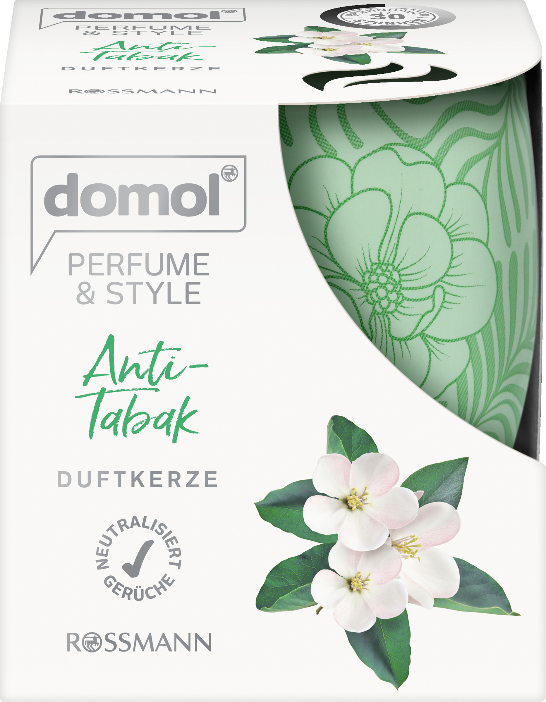domol Perfume & Style Duftlys anti-tobak
