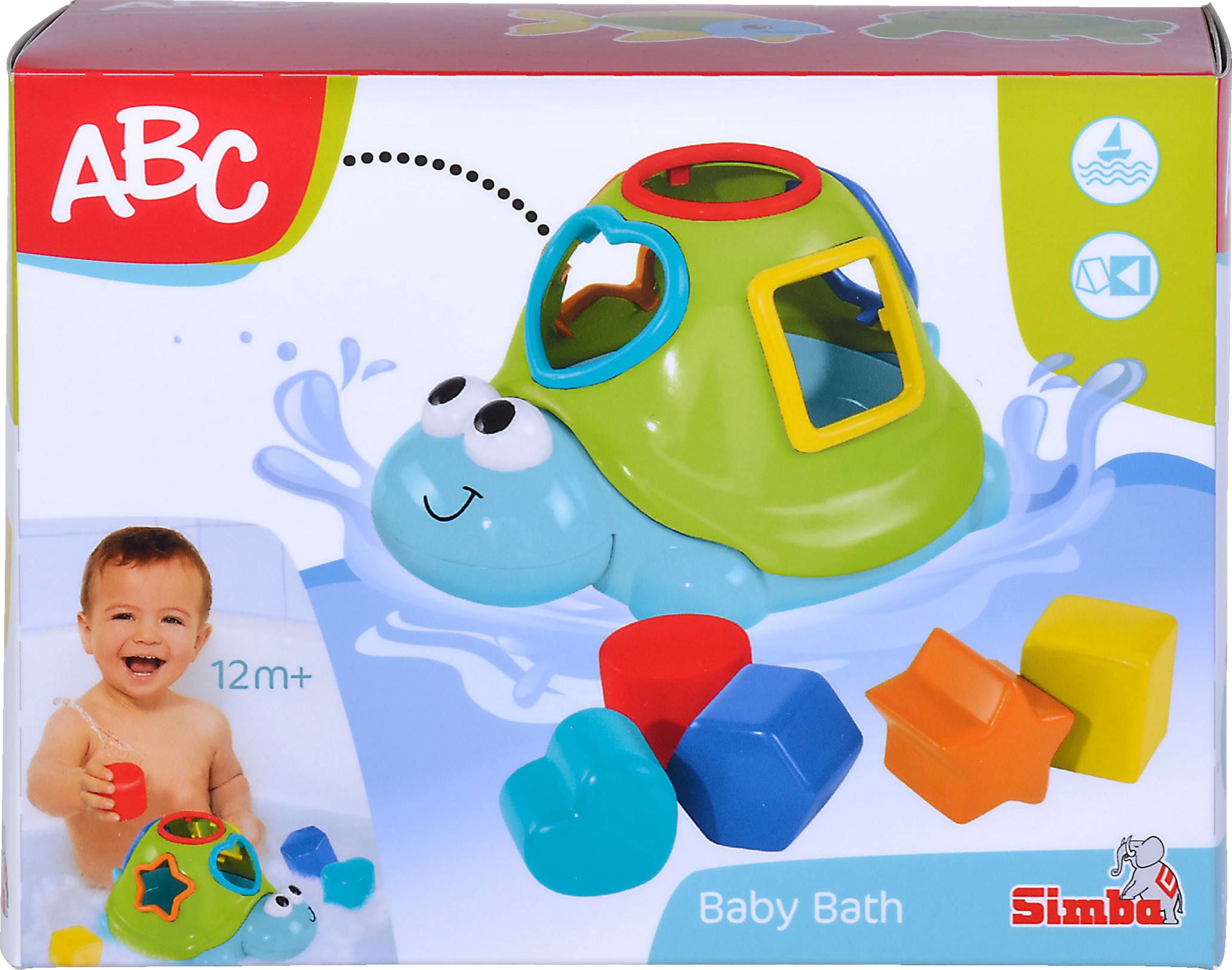 ABC (SIMBA) Svømmende putte-i-skildpadde