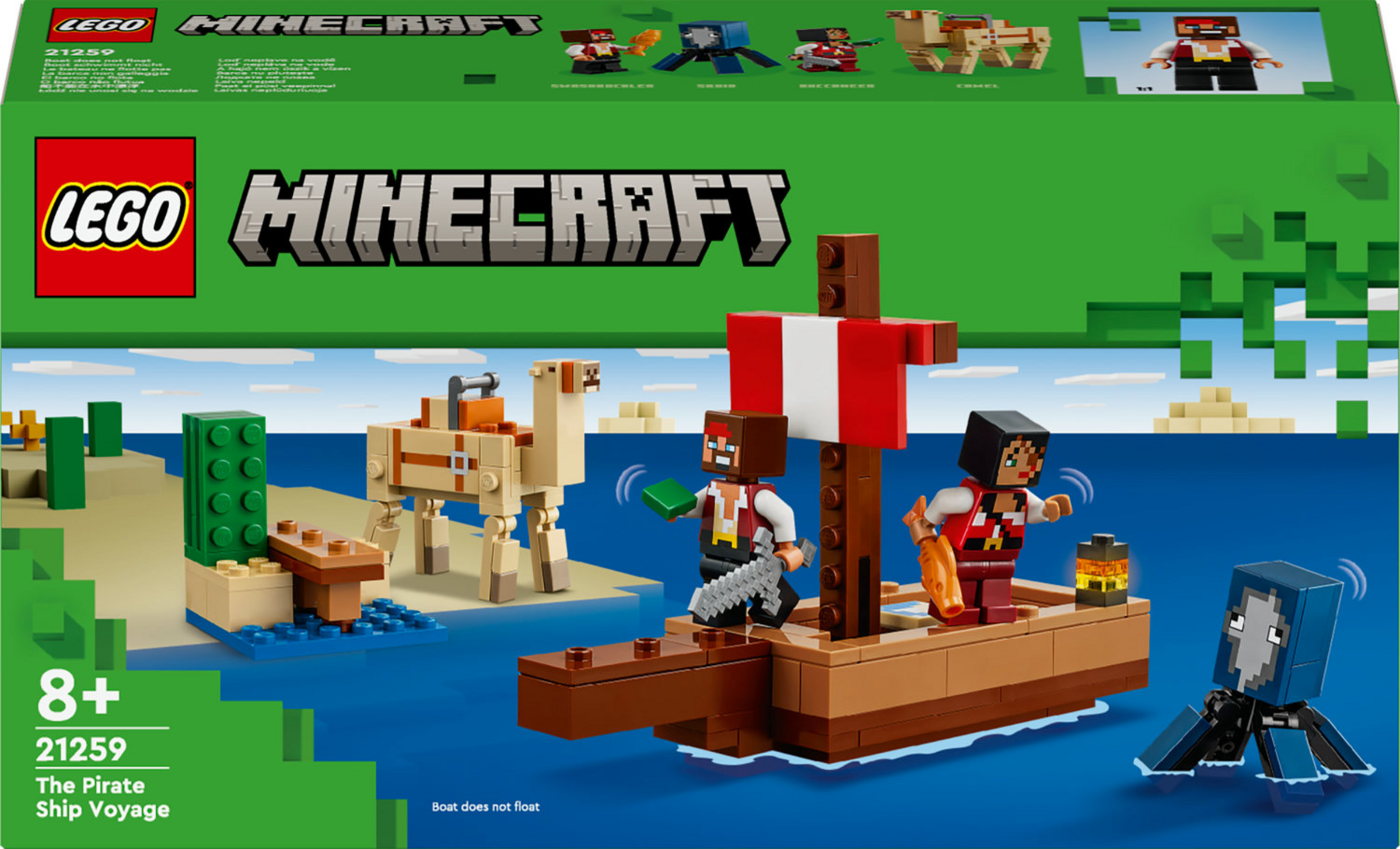 LEGO Minecraft 21259 Piratskibsrejsen