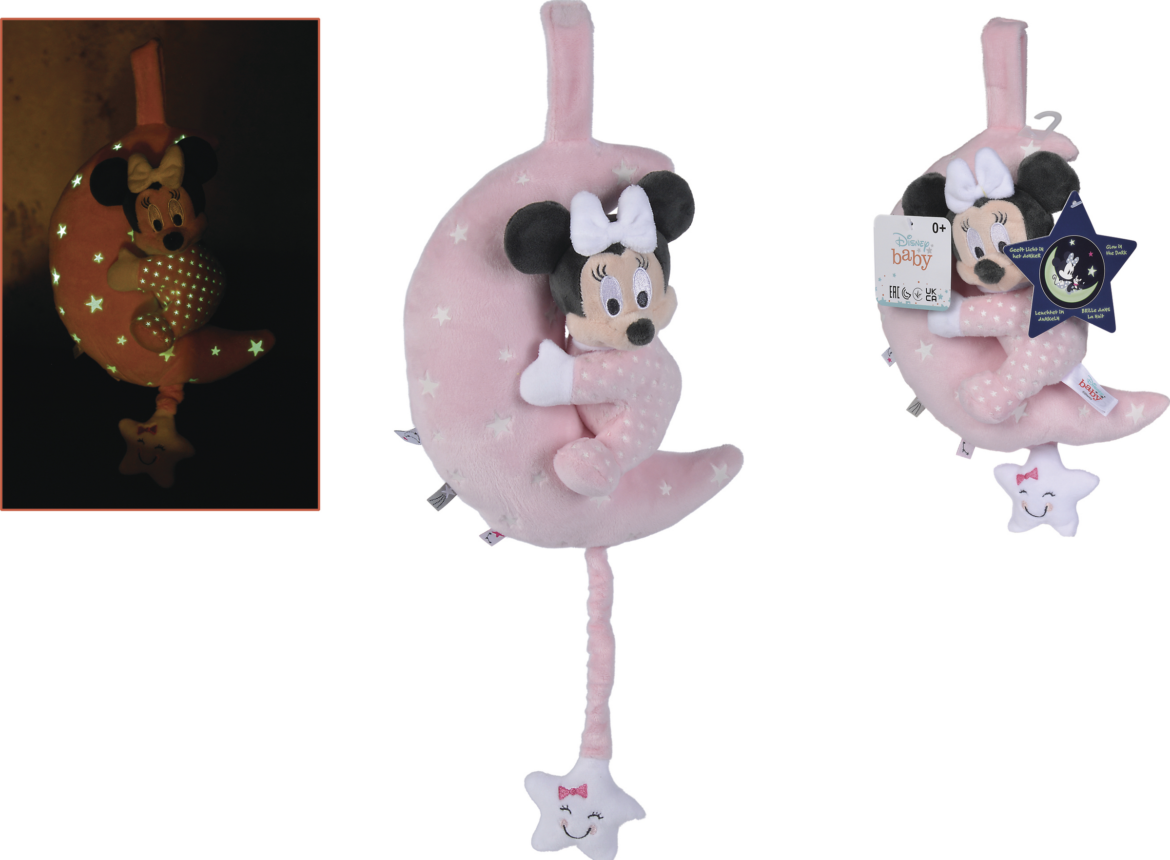 Disney Minnie GID legeur måne