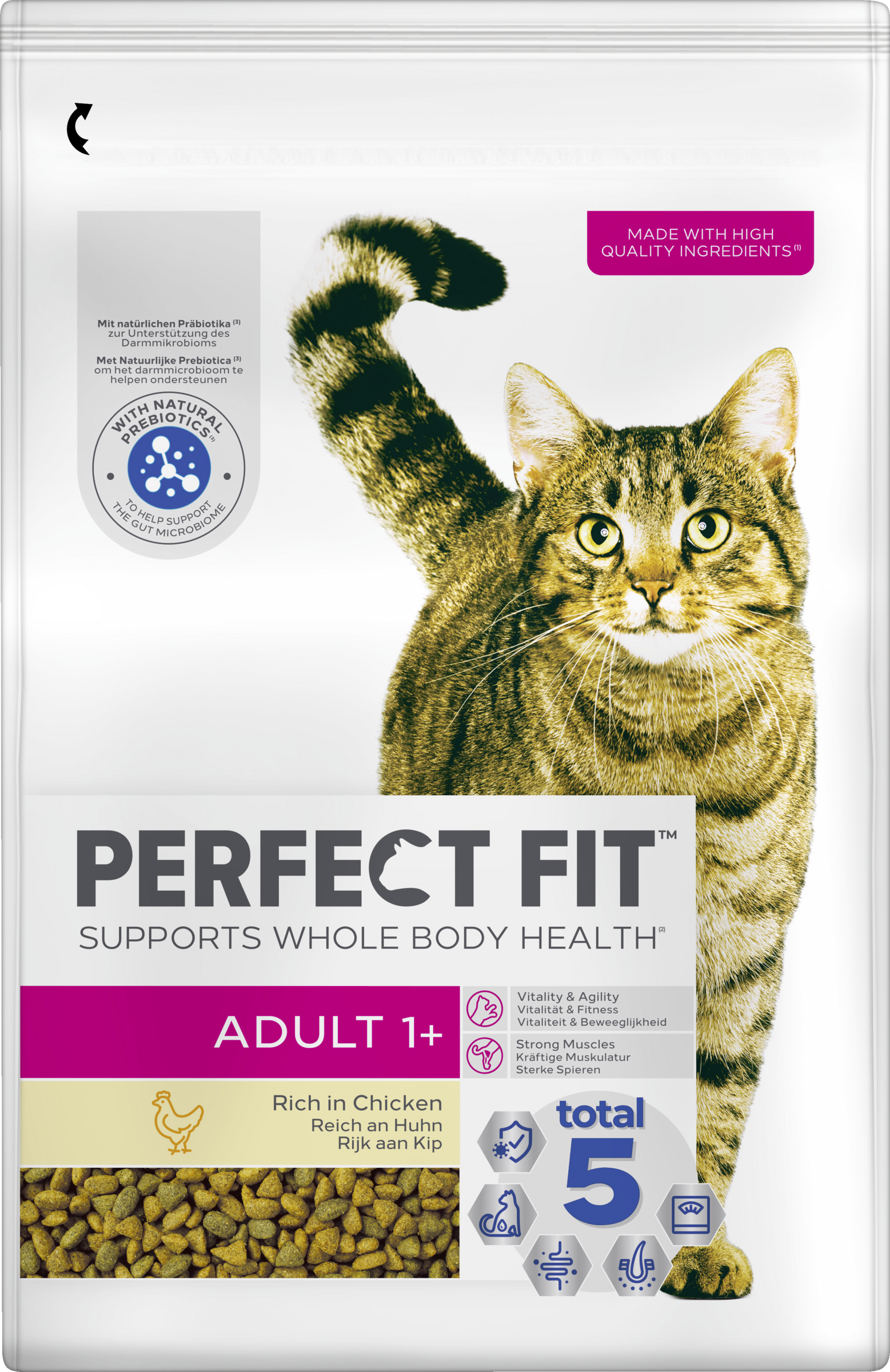 Perfect Fit Adult 1+ tørfoder med kylling til katte