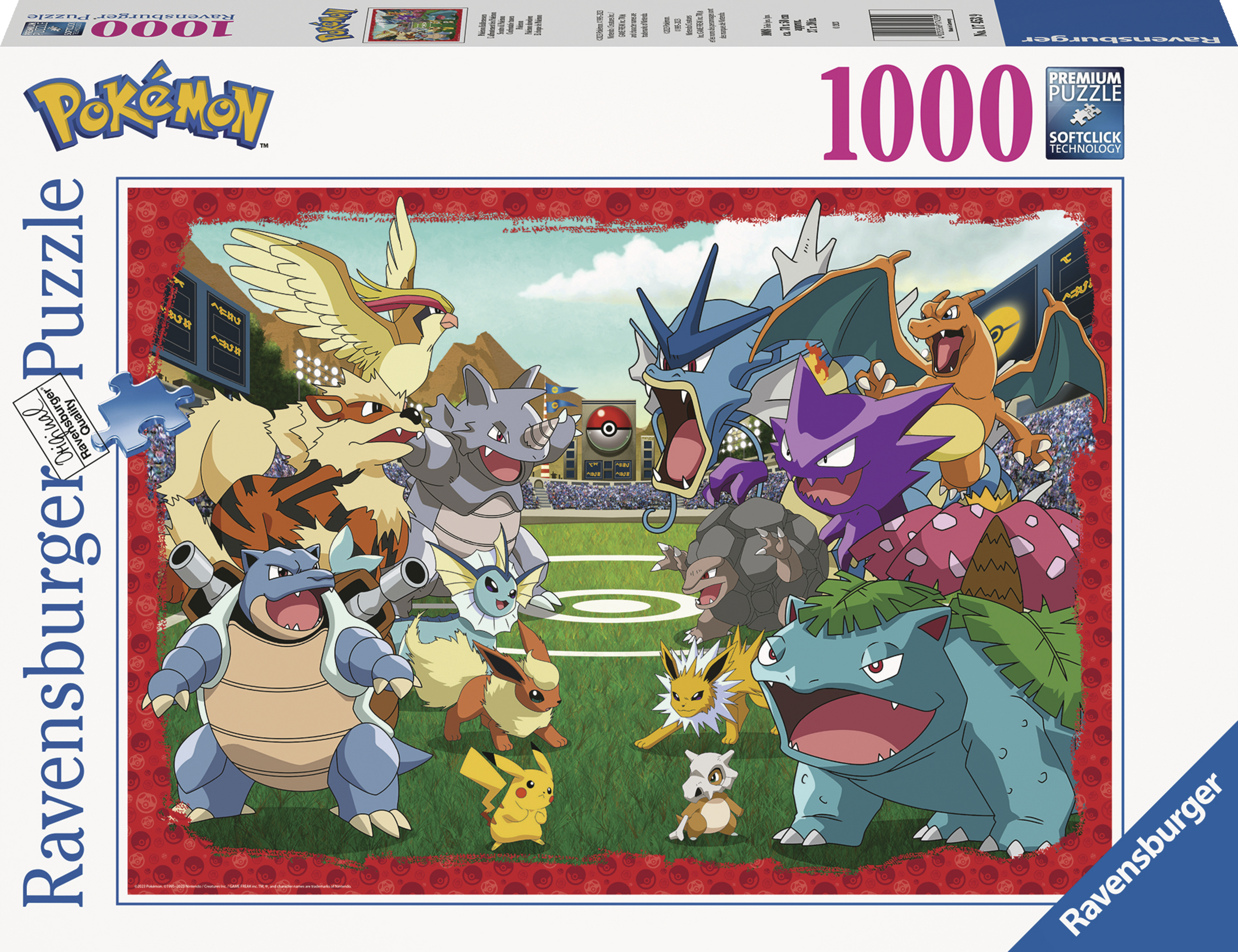 Ravensburger Pokémon-puslespil hvem-er-stærkest 1000 brikker