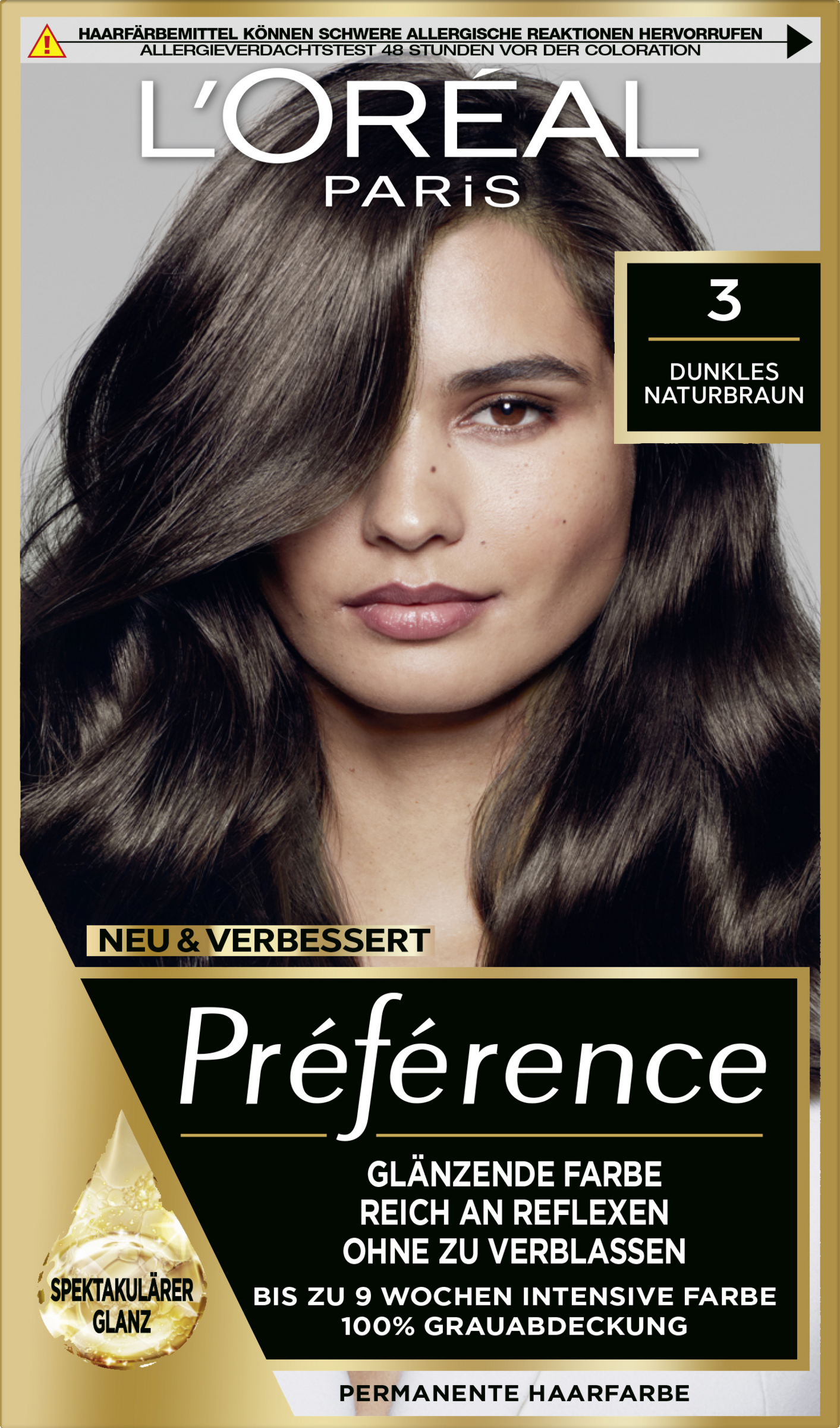 L’Oréal Paris Préférence 3 Mørk naturbrun