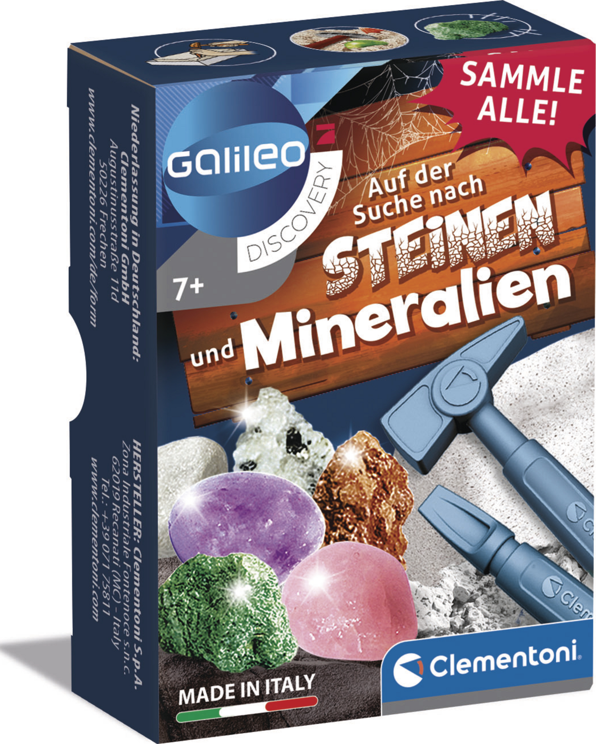 Clementoni Galileo sten og mineraler