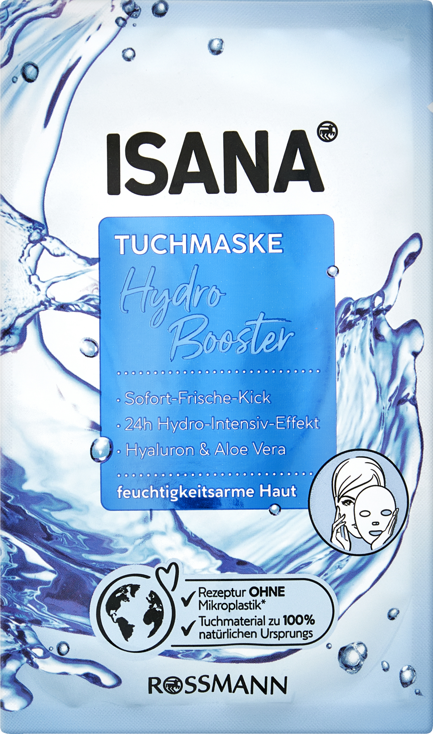 ISANA Hydro Booster sheetmaske