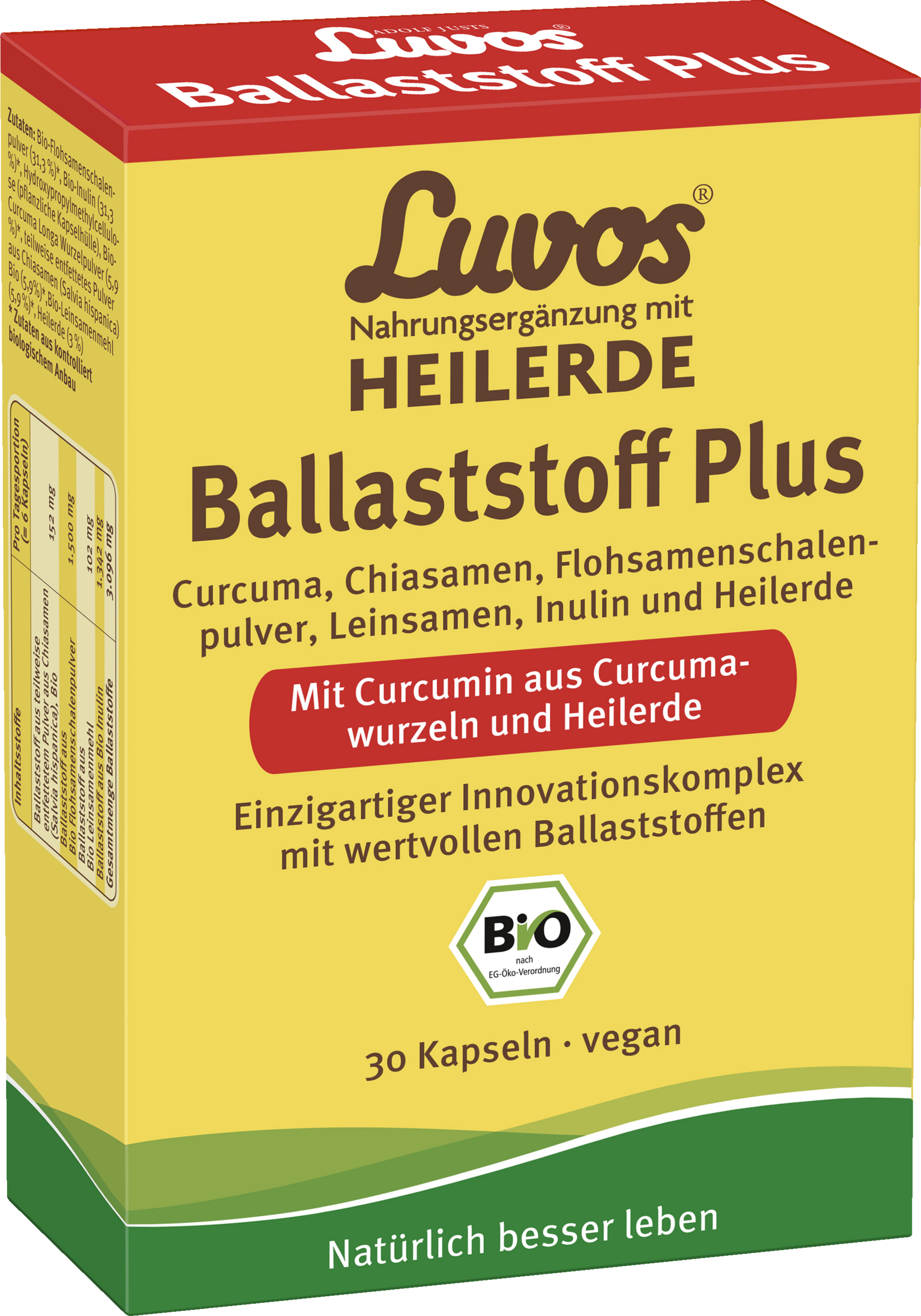 Luvos Økologisk ler plus ballaststoffer