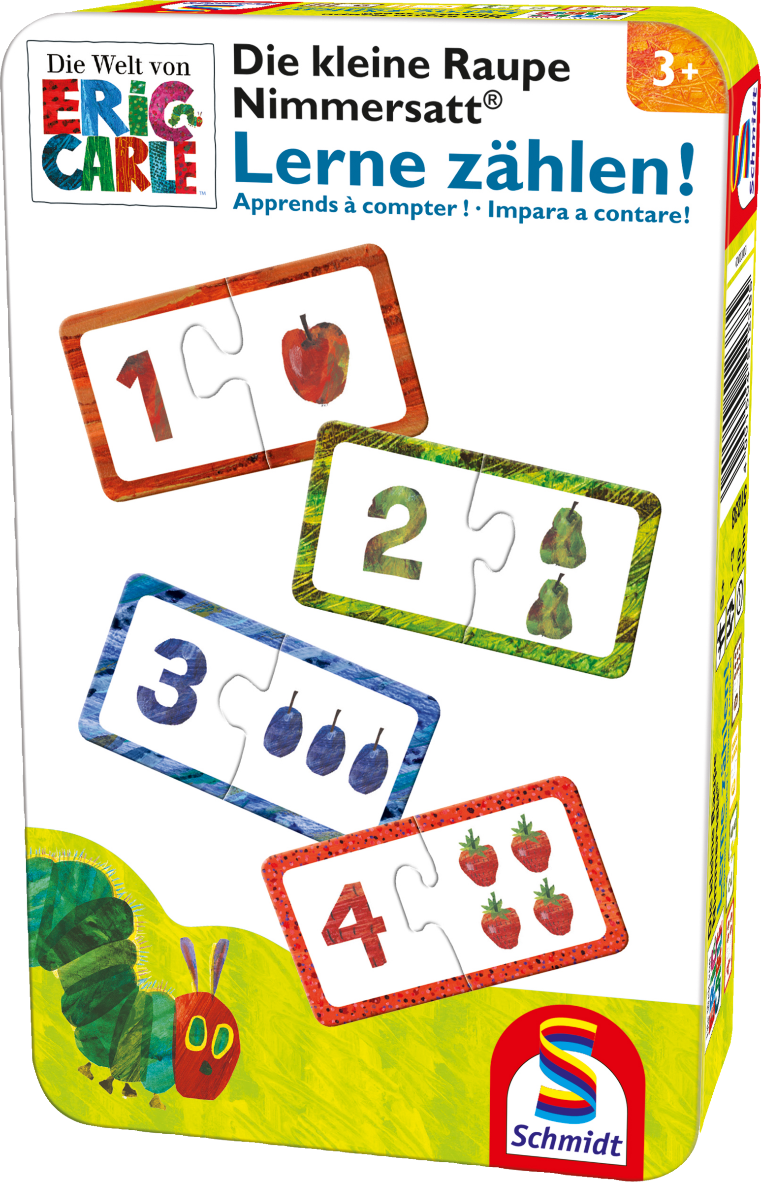 Schmidt Spiele Die kleine Raupe Nimmersatt, lær tallene!