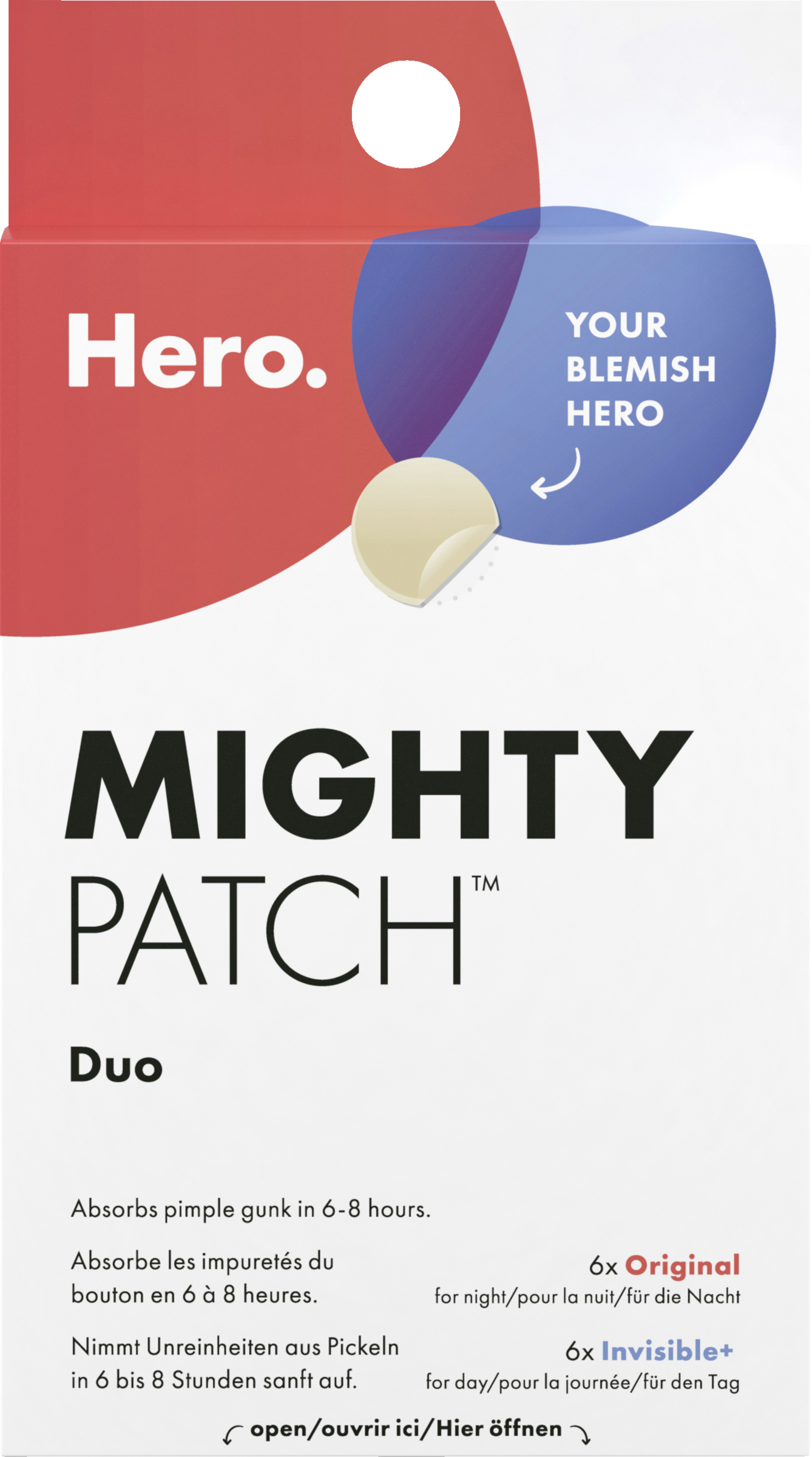 Hero. Mighty Patches Duo strips mod uren hud