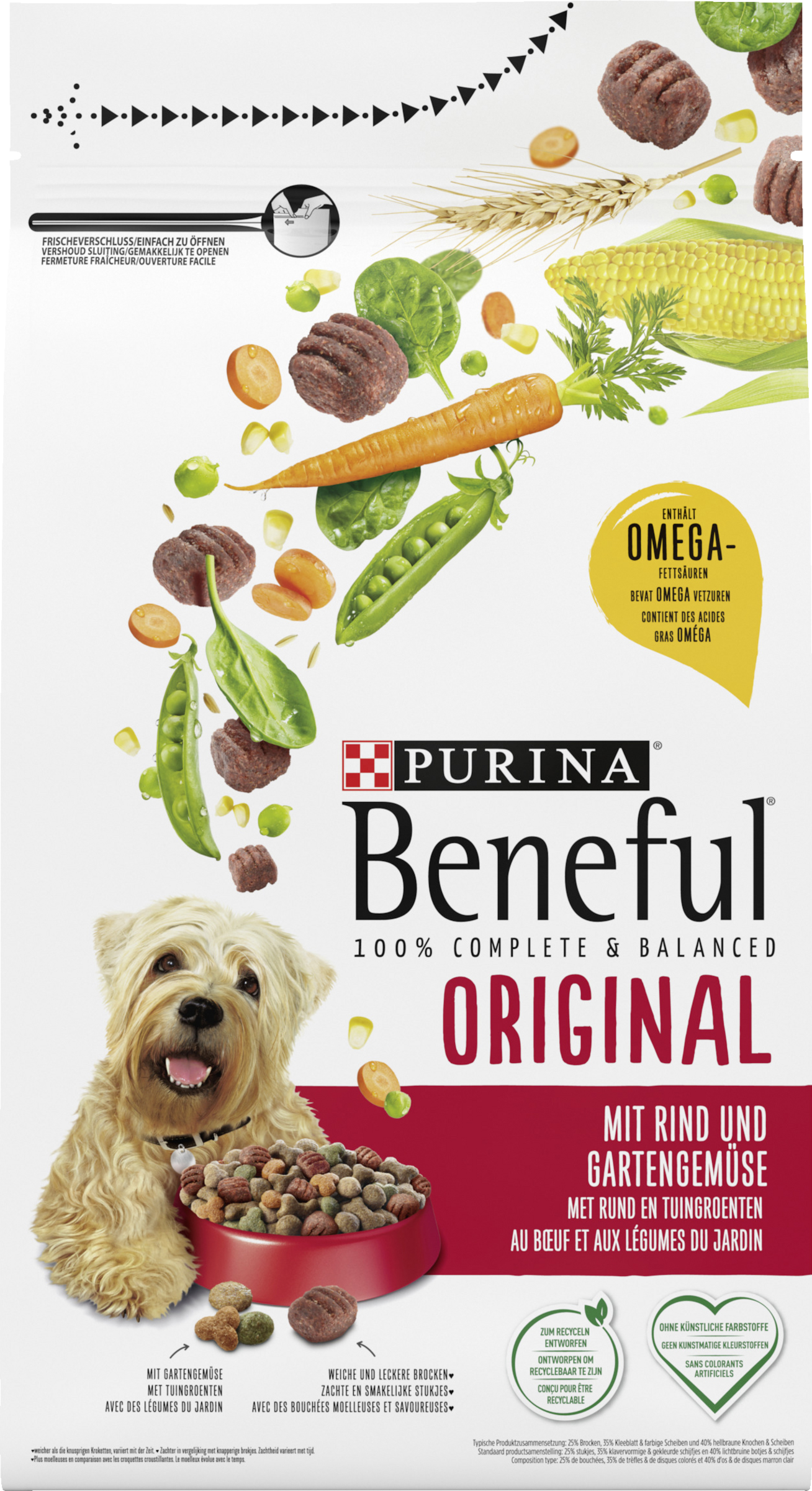 Beneful Hundetørfoder Original med oksekød og grøntsager