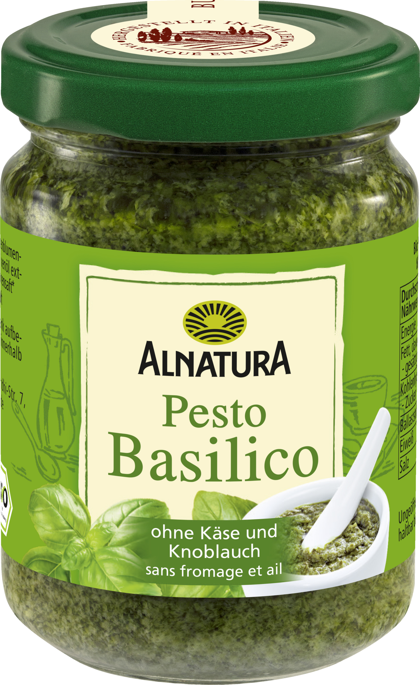 Alnatura Økologisk Pesto Basilico