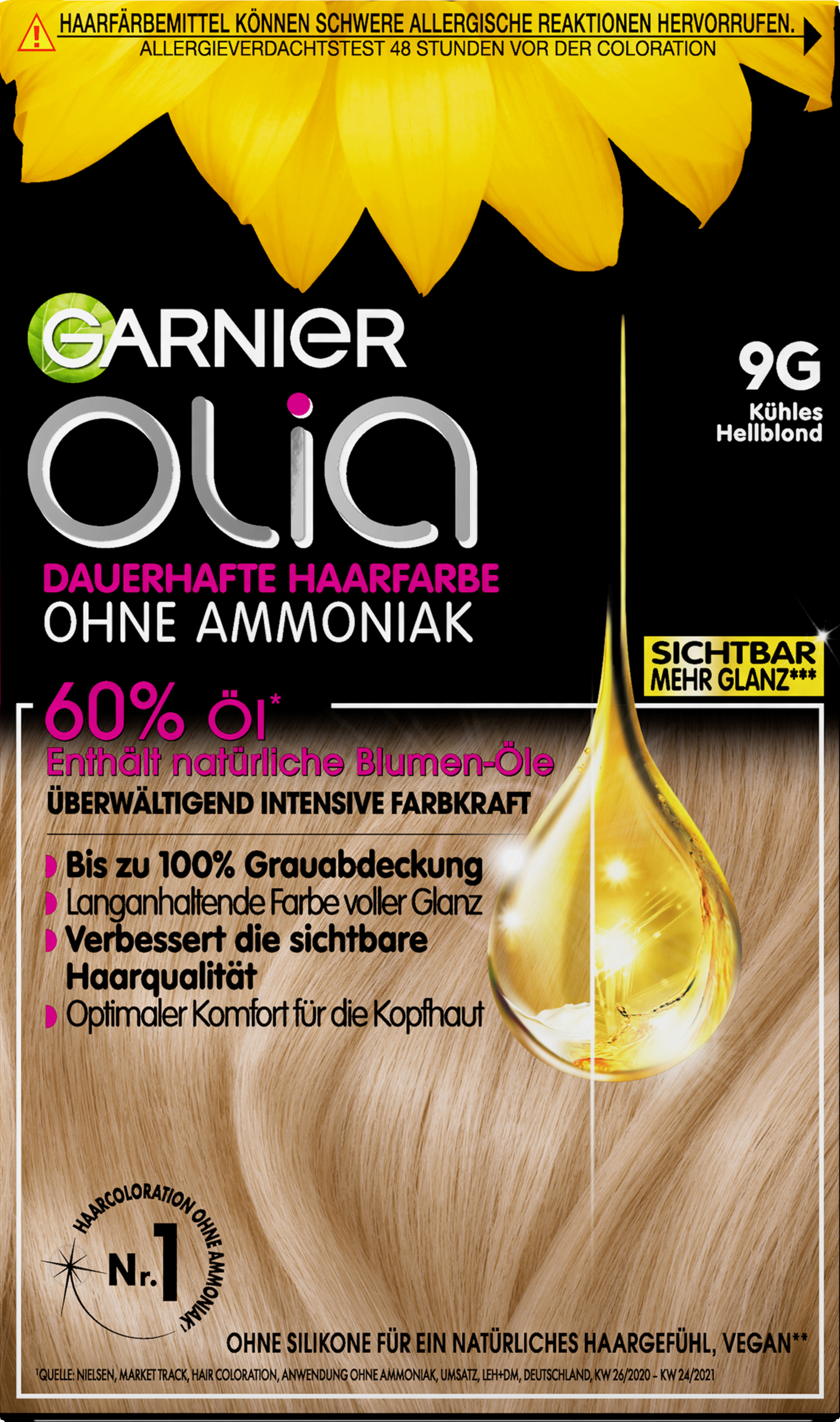 Garnier Olia Coloration Olia 9G Kølig lysblond