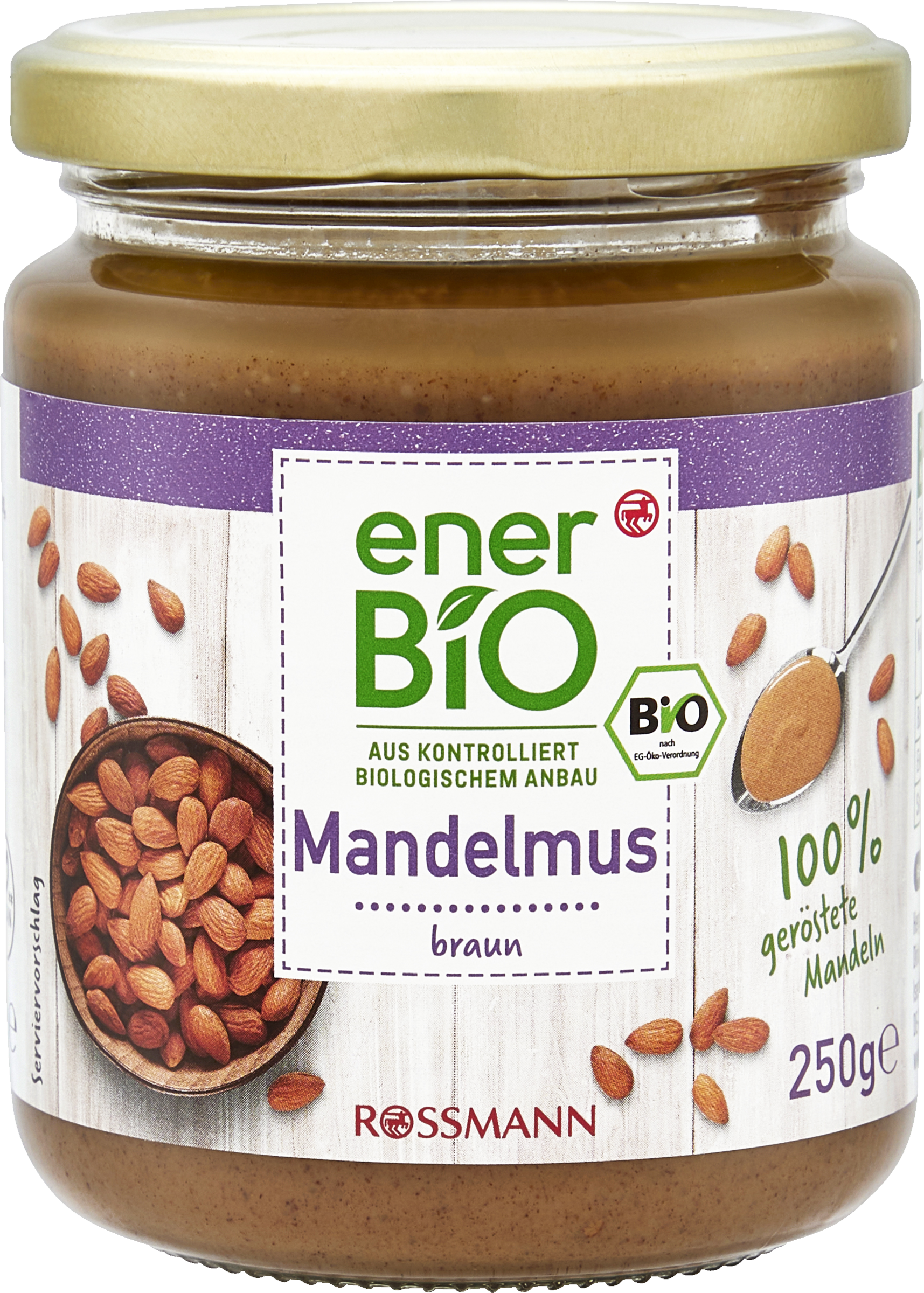 enerBiO Mandelpasta brun