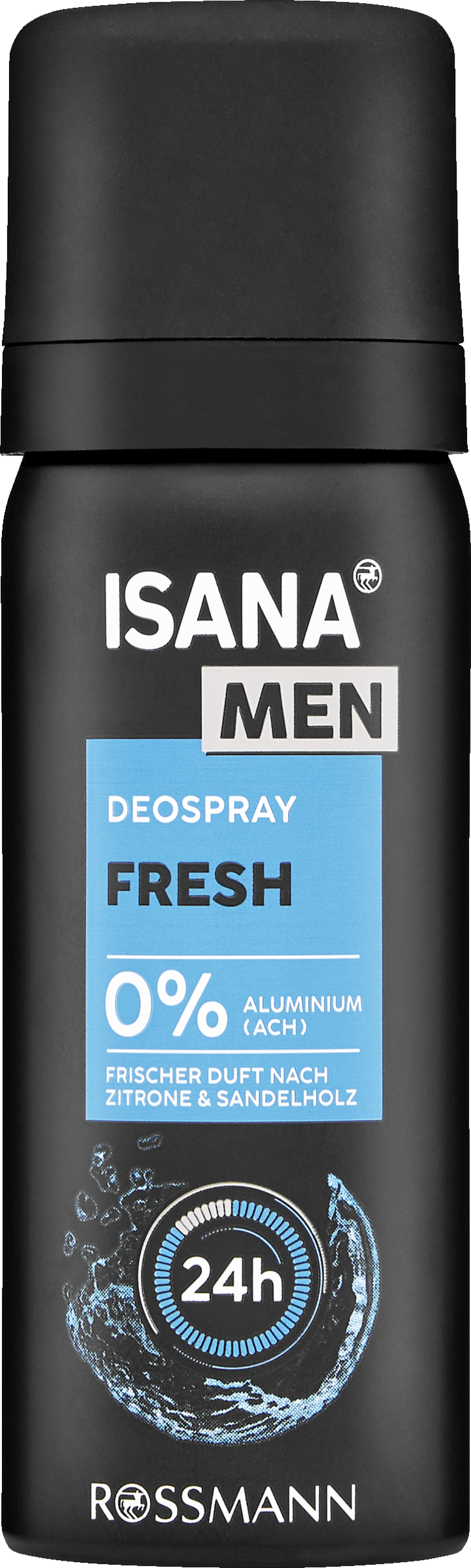 ISANA MEN Deospray Fresh rejsestørrelse