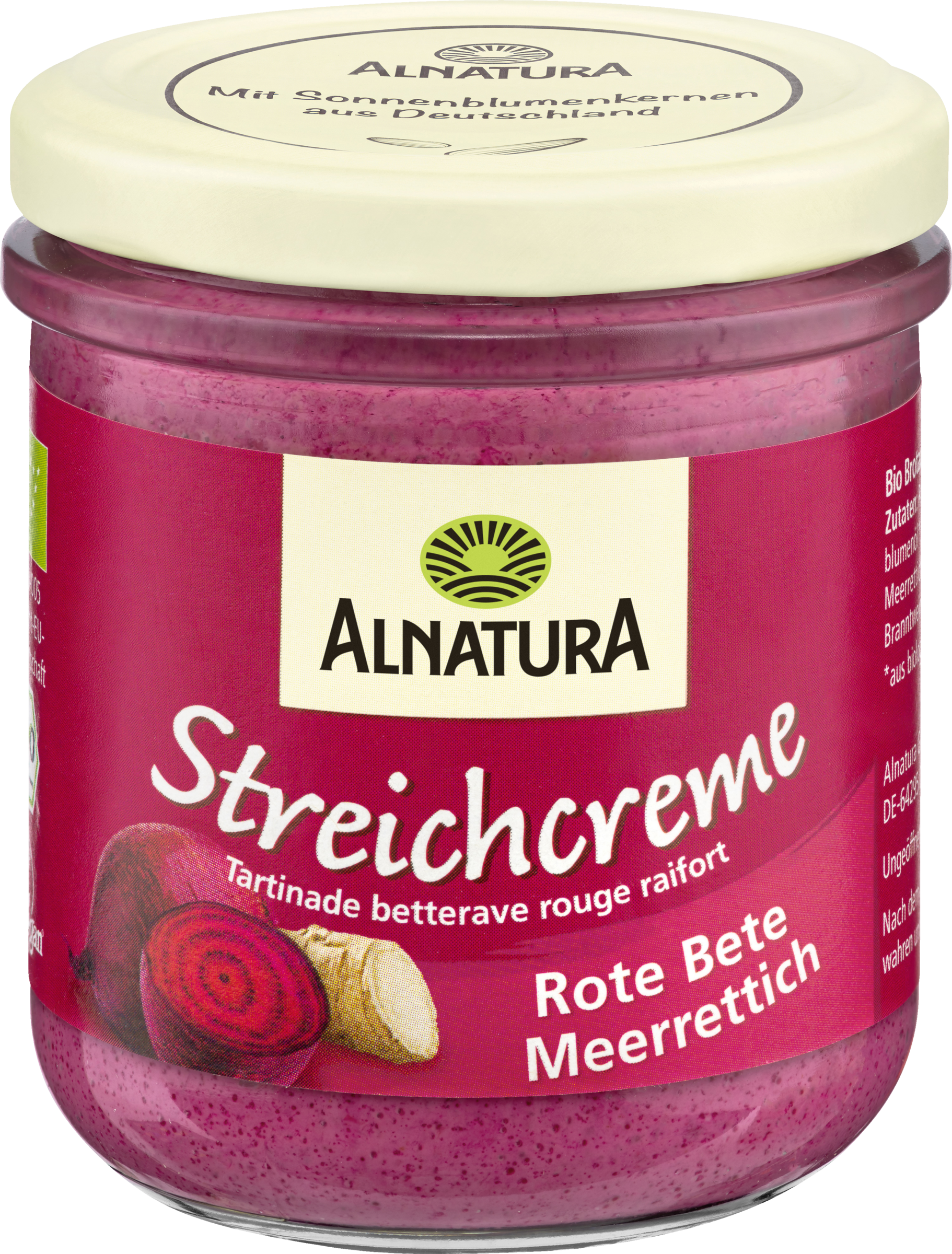 Alnatura Økologisk smørepålæg med rødbede og peberrod