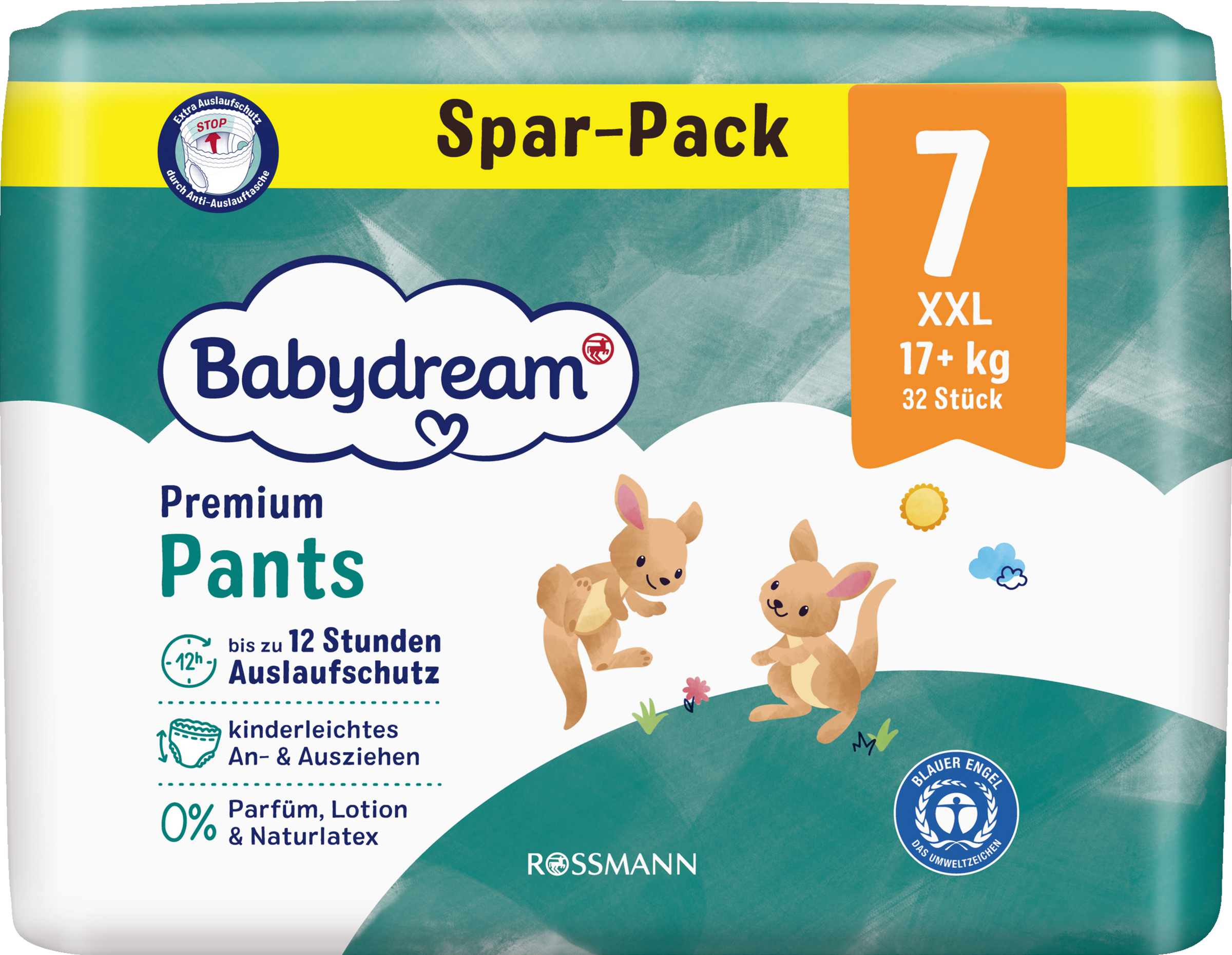 Babydream Førsteklasses bukser str. 7 XXL 17+ kg