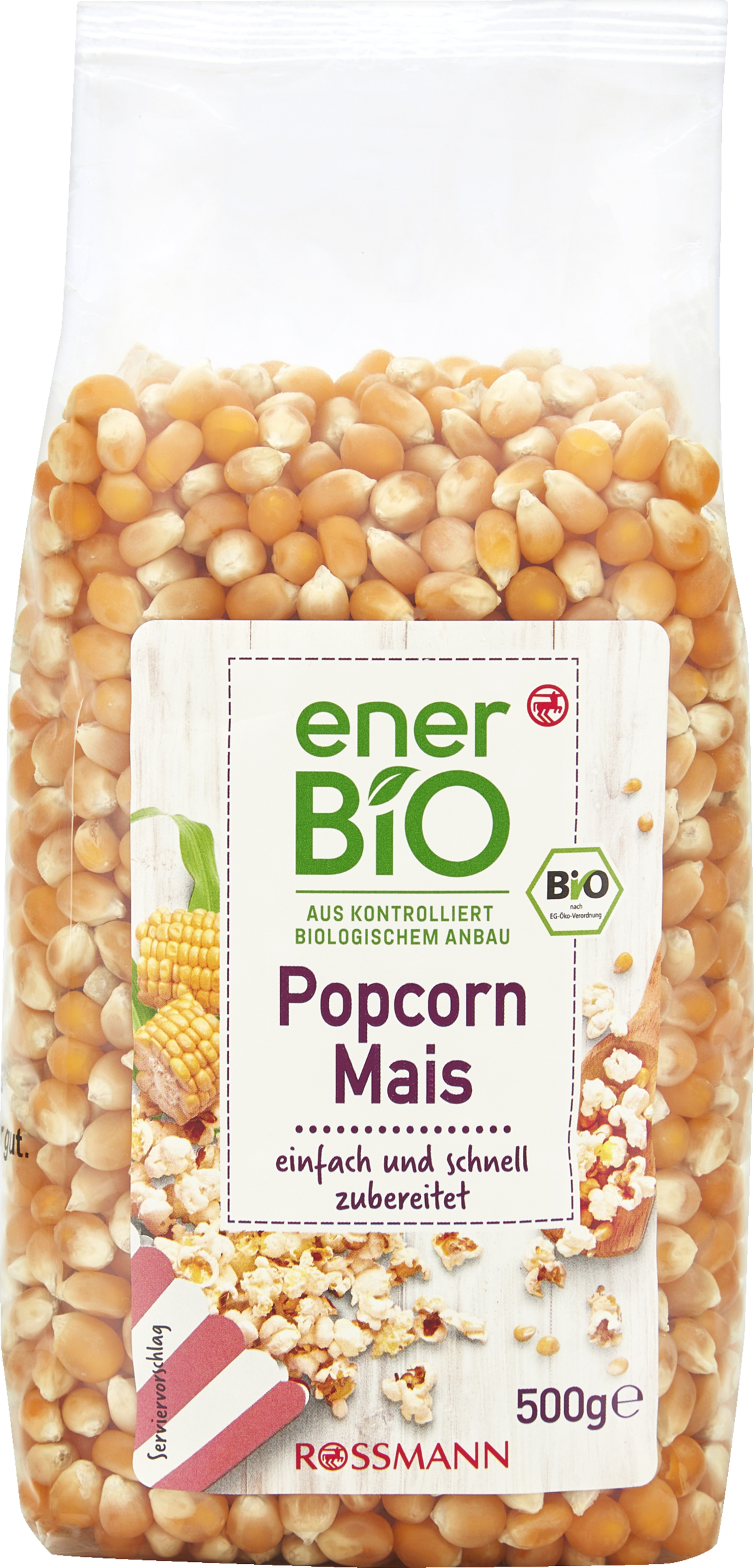 enerBiO Popcorn-majs
