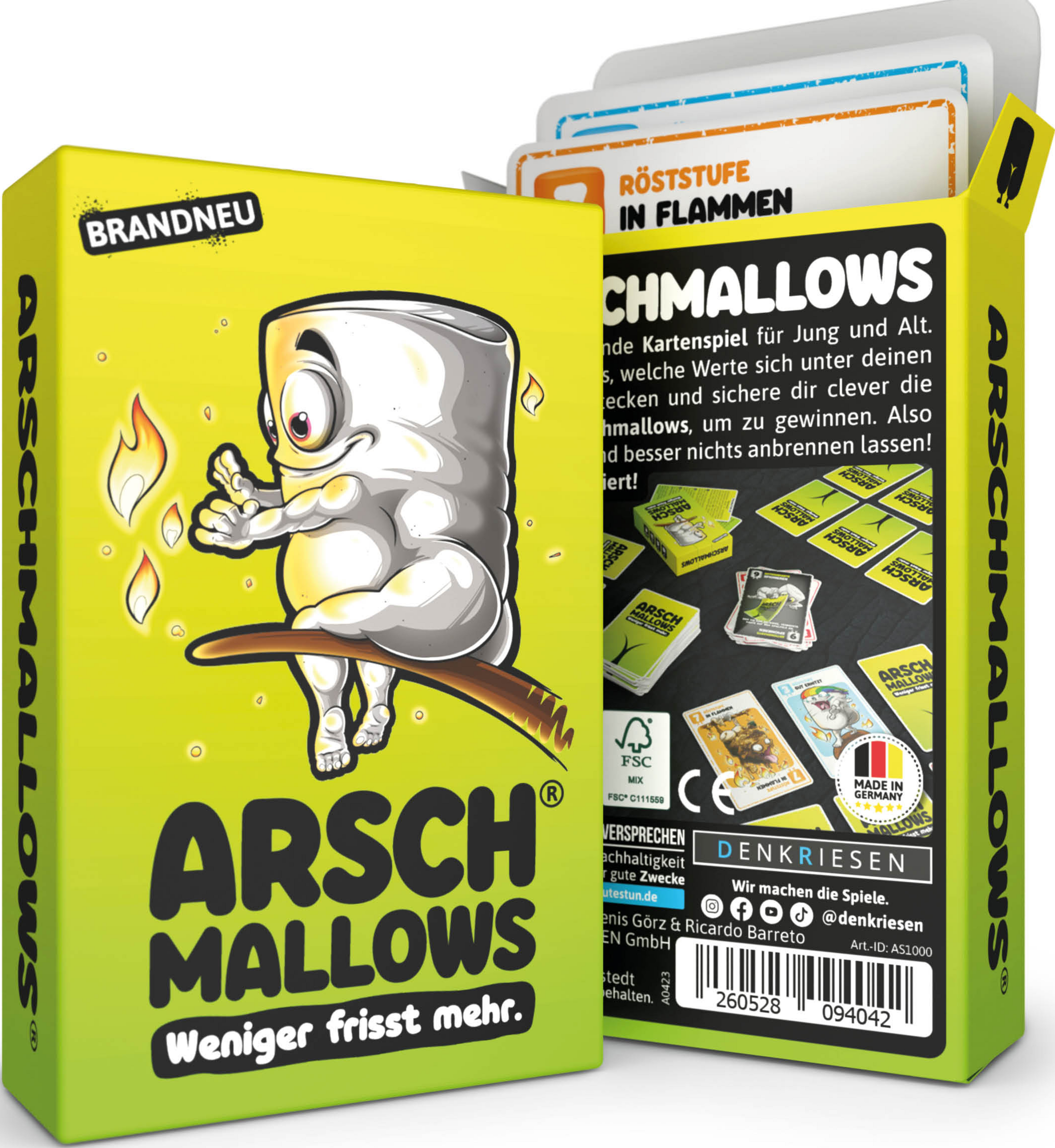 Denkriesen ARSCHMALLOWS kortspil