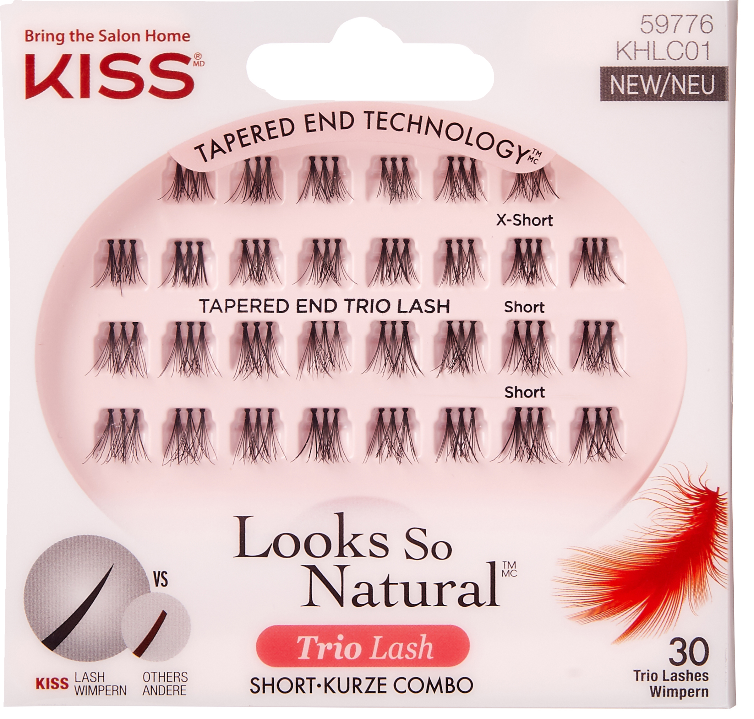 KISS Haute Couture Trio Lashes - Short