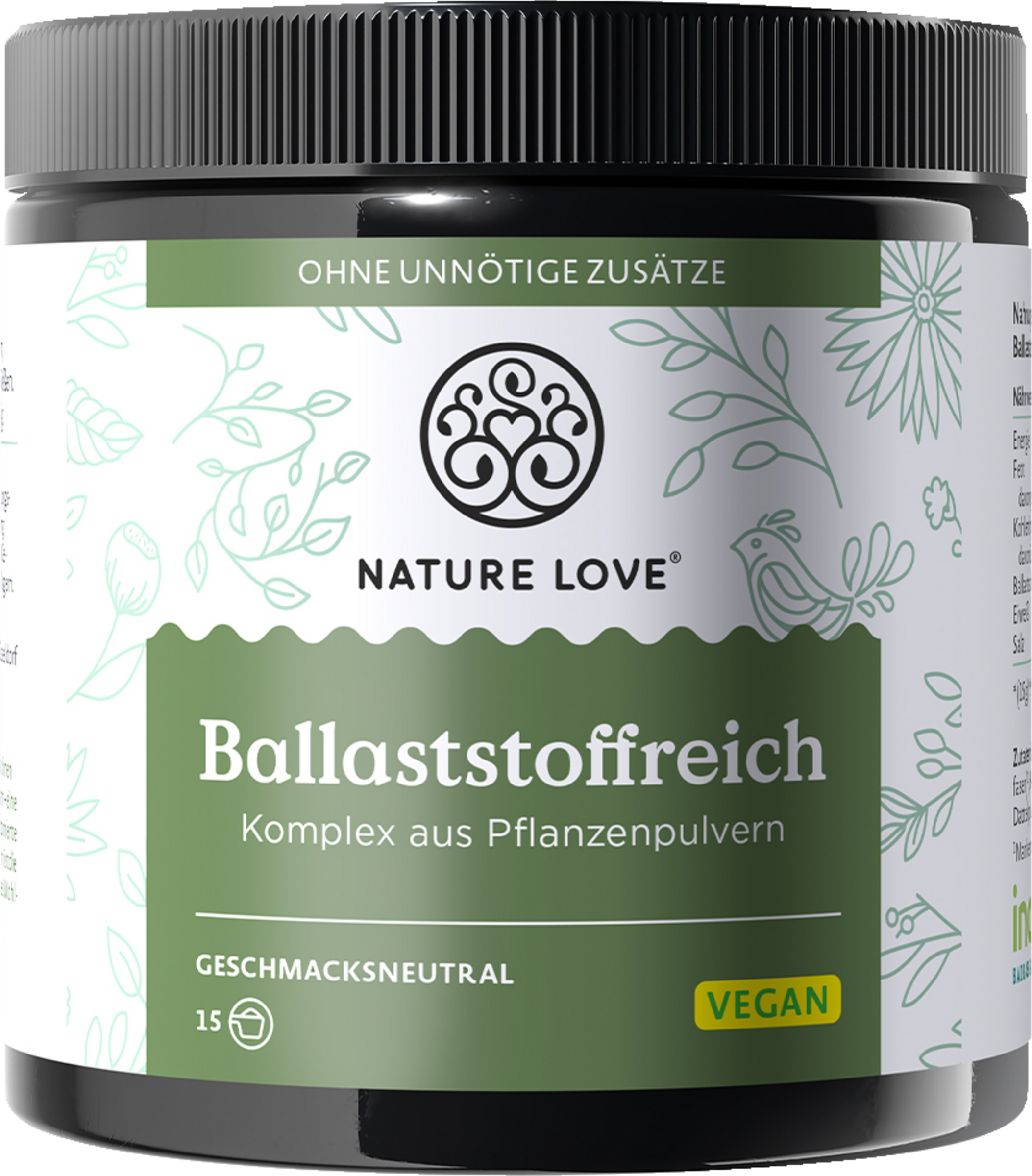 Nature Love Pulver med højt fiberindhold