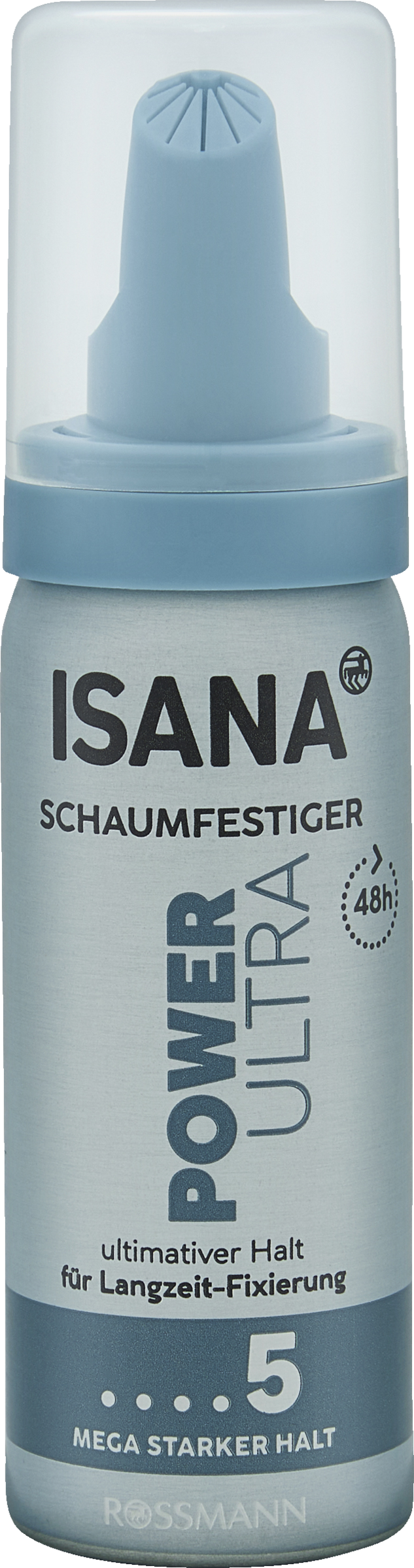 ISANA Hårmousse Power Ultra rejsestørrelse