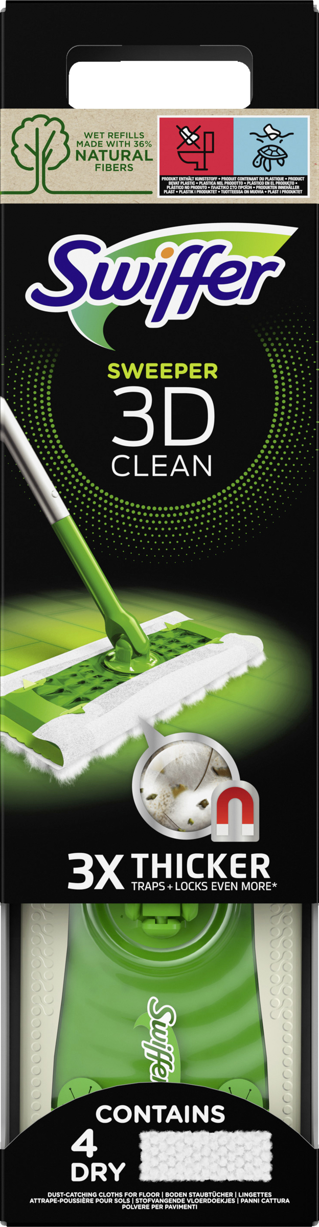 Swiffer Startsæt 3D gulvstang