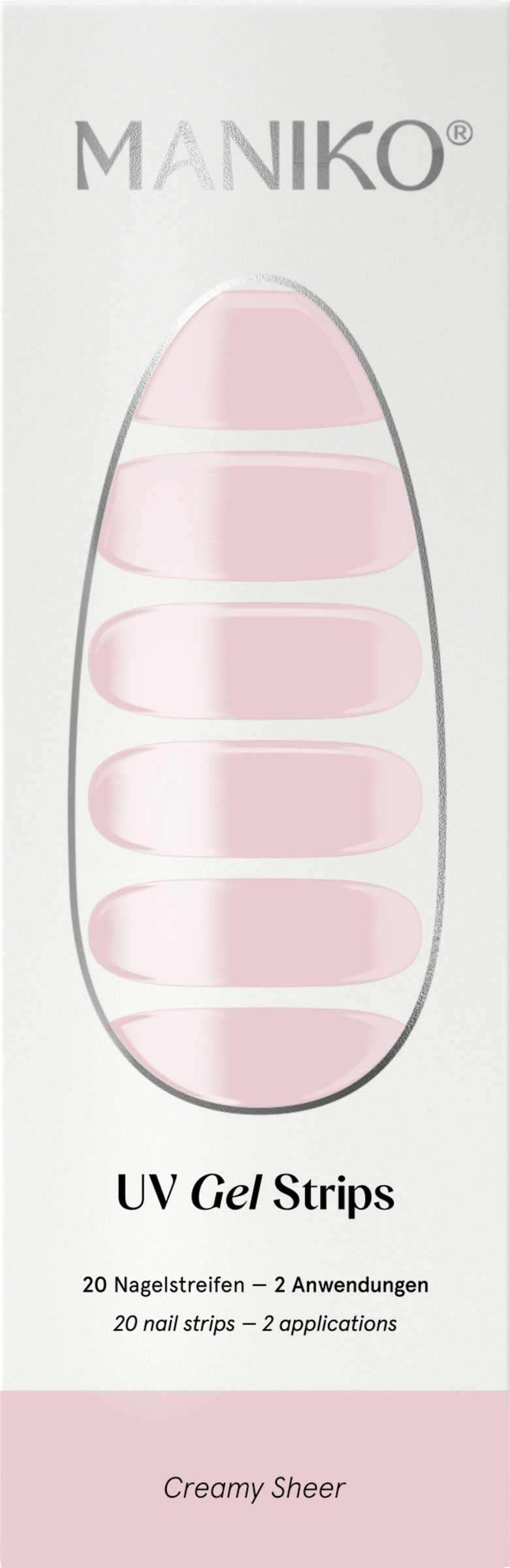 MANIKO UV Gel Strip Creamy Sheer