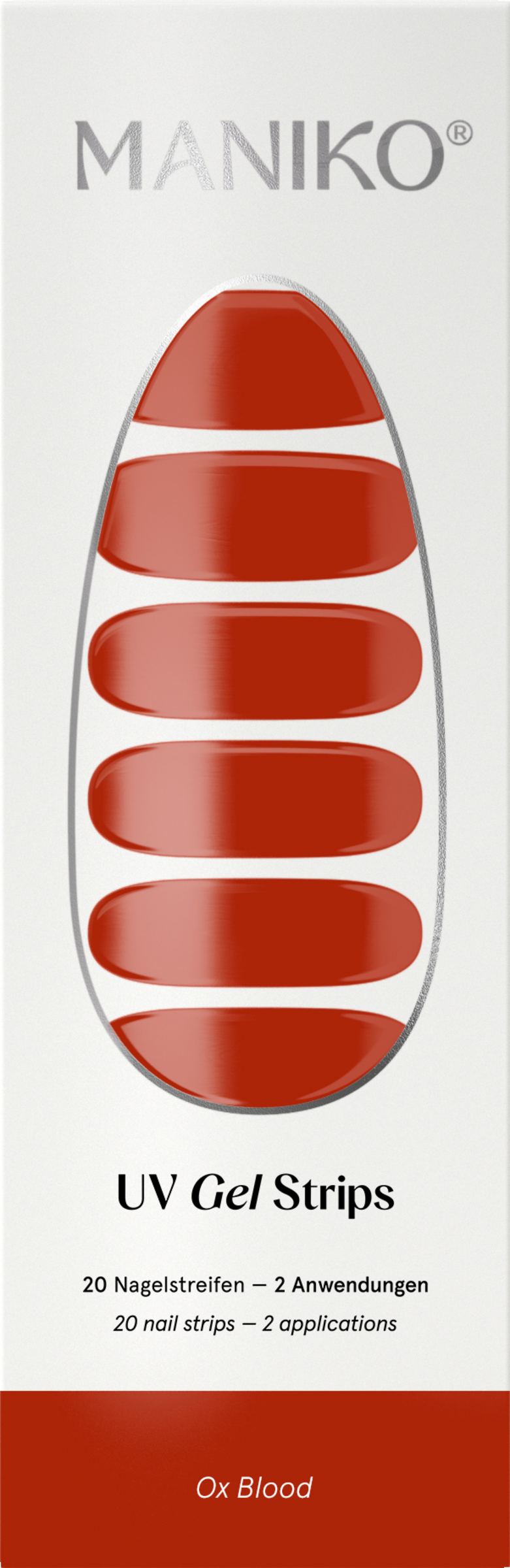 MANIKO UV Gel Strip Ox Blood
