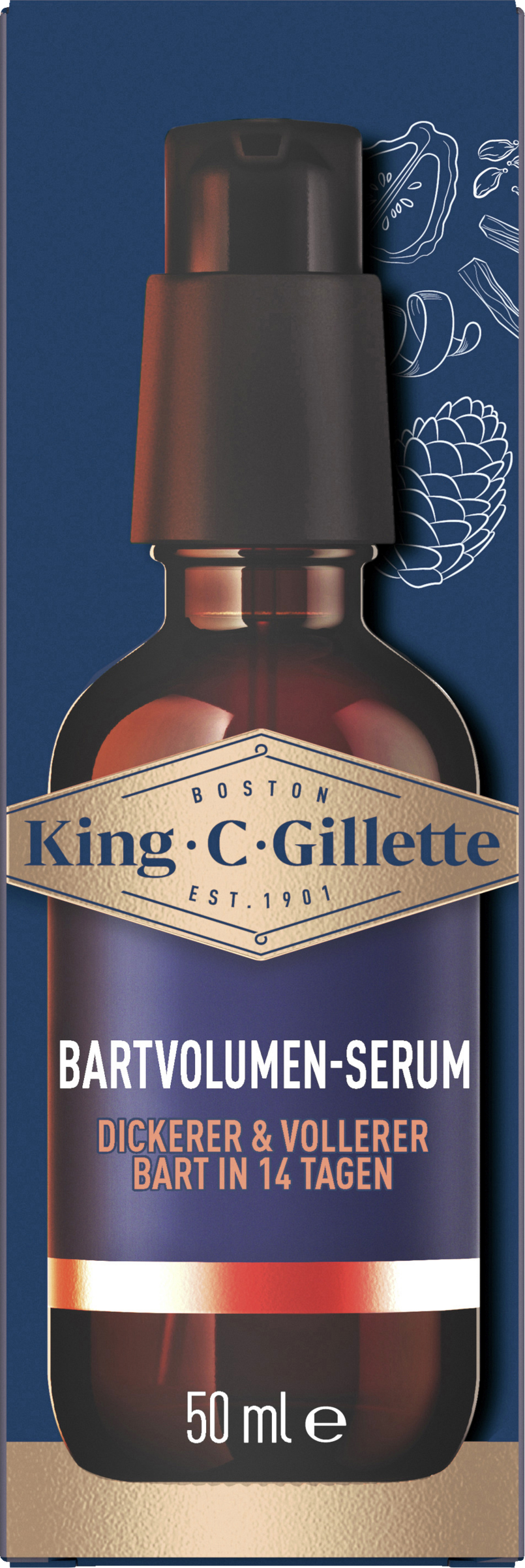 King C. Gillette Skægpleje skægvolumen serum
