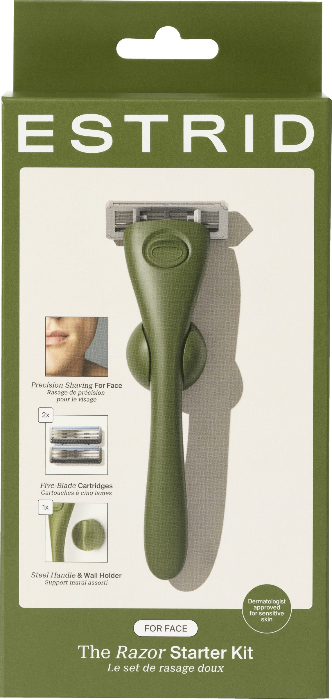 Estrid Starter Kit Moss Men Face shavere