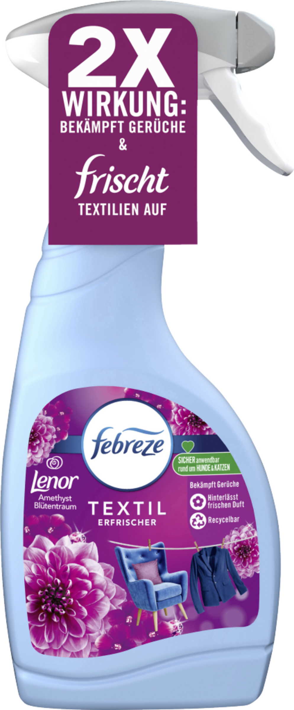 febreze Lenor tekstilopfrisker, ametyst blomsterdrøm